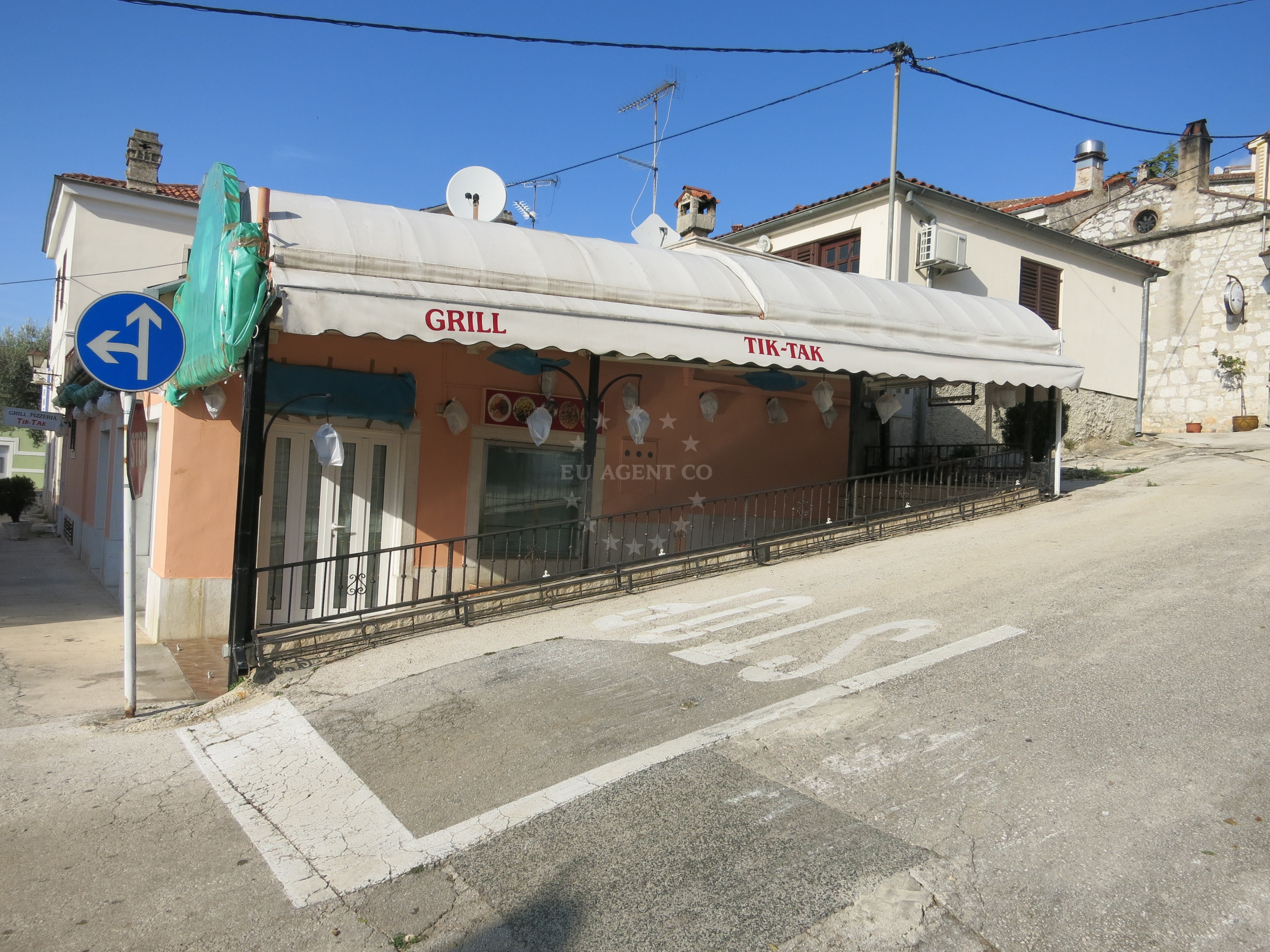 Tik-Tak Restaurant in Vrsar, Istria & Kvarner, Croatia, overlooking the Adriatic Sea