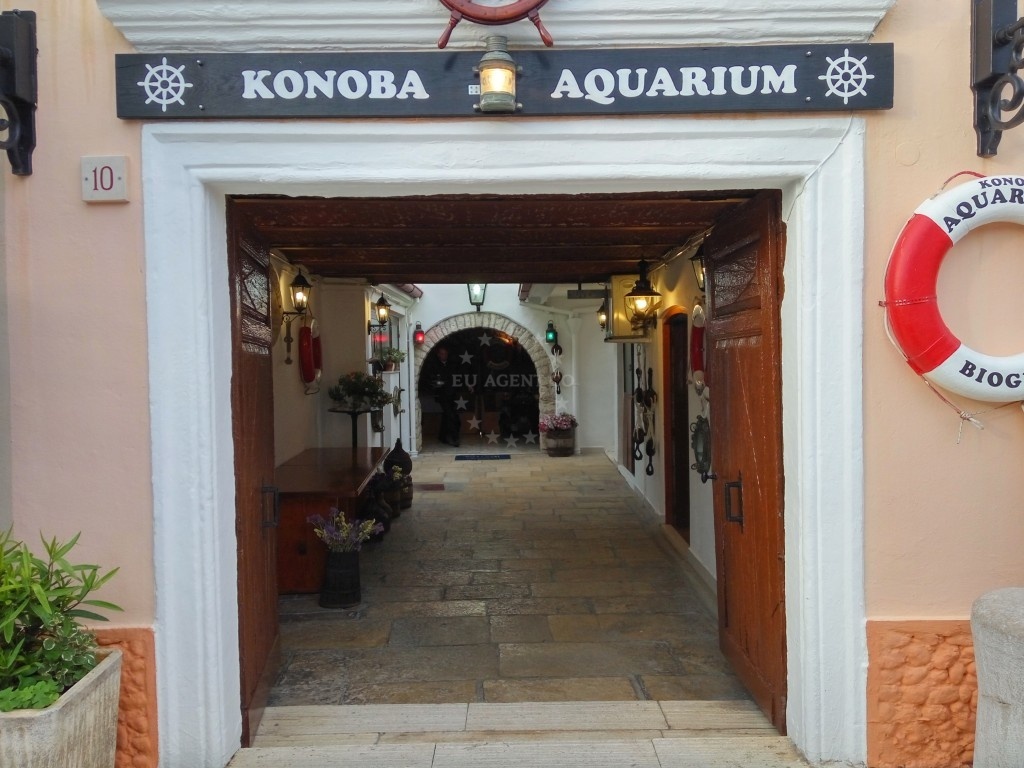 Aquarium Restaurant in Biograd na Moru with Adriatic Sea view