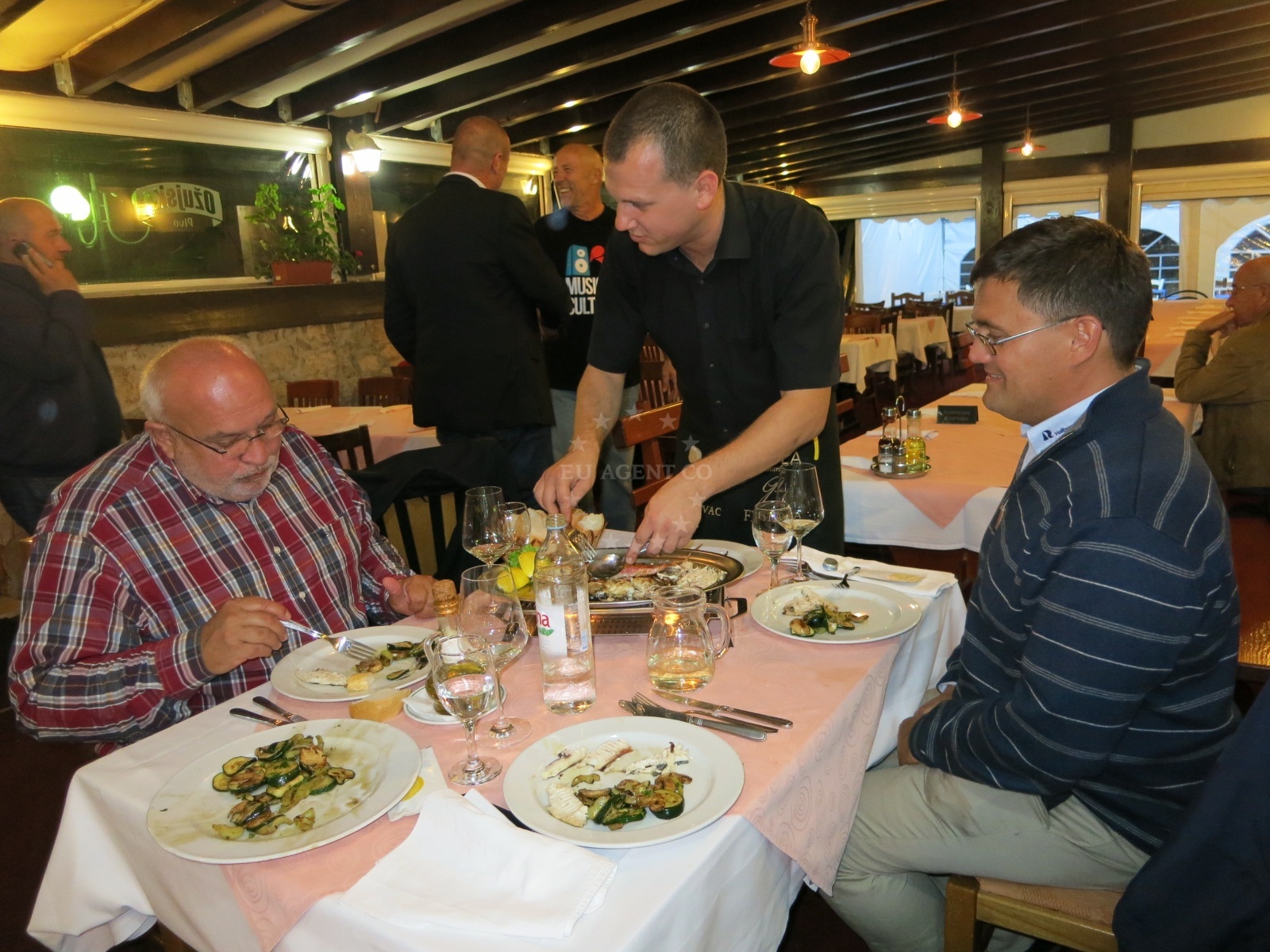 Restaurant Guste exterior with Adriatic Sea view