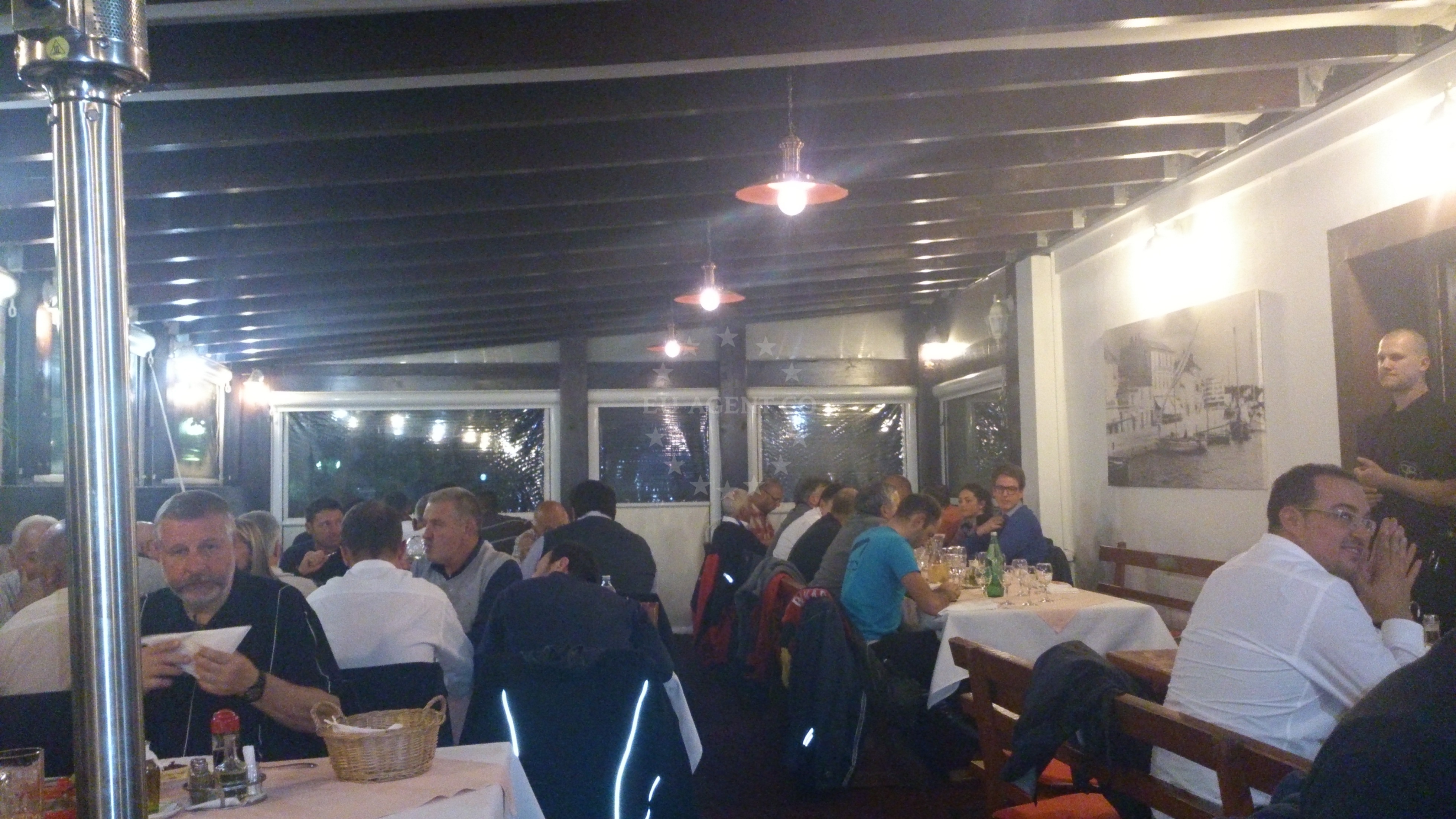 View of the Adriatic Sea from Restaurant Guste