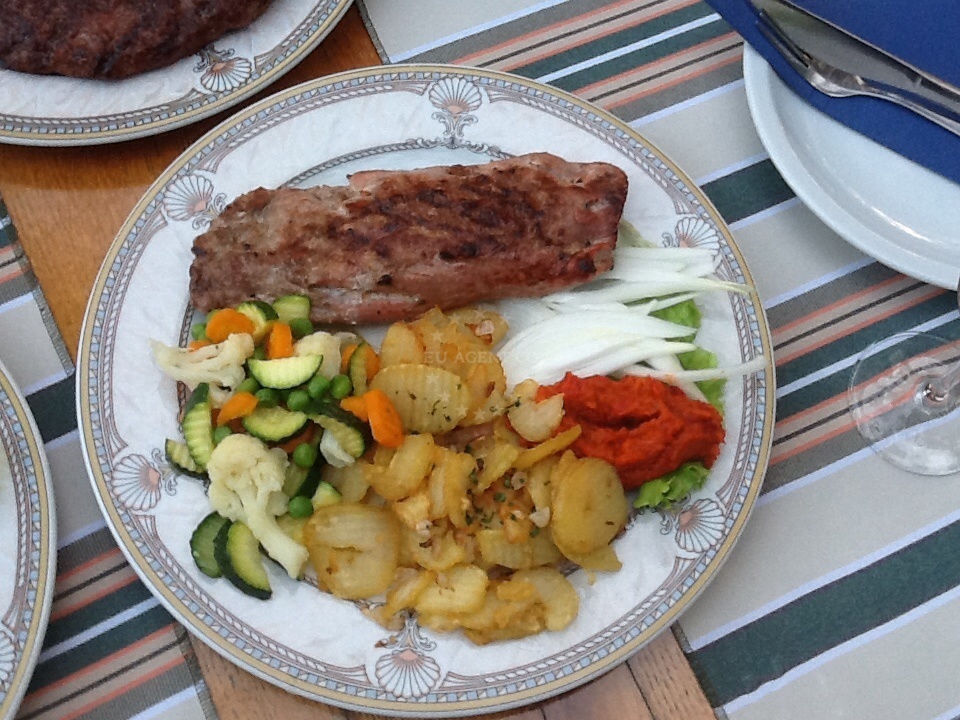 Seafood platter at Restaurant Orkula, Biograd na moru, North Dalmatia, Croatia