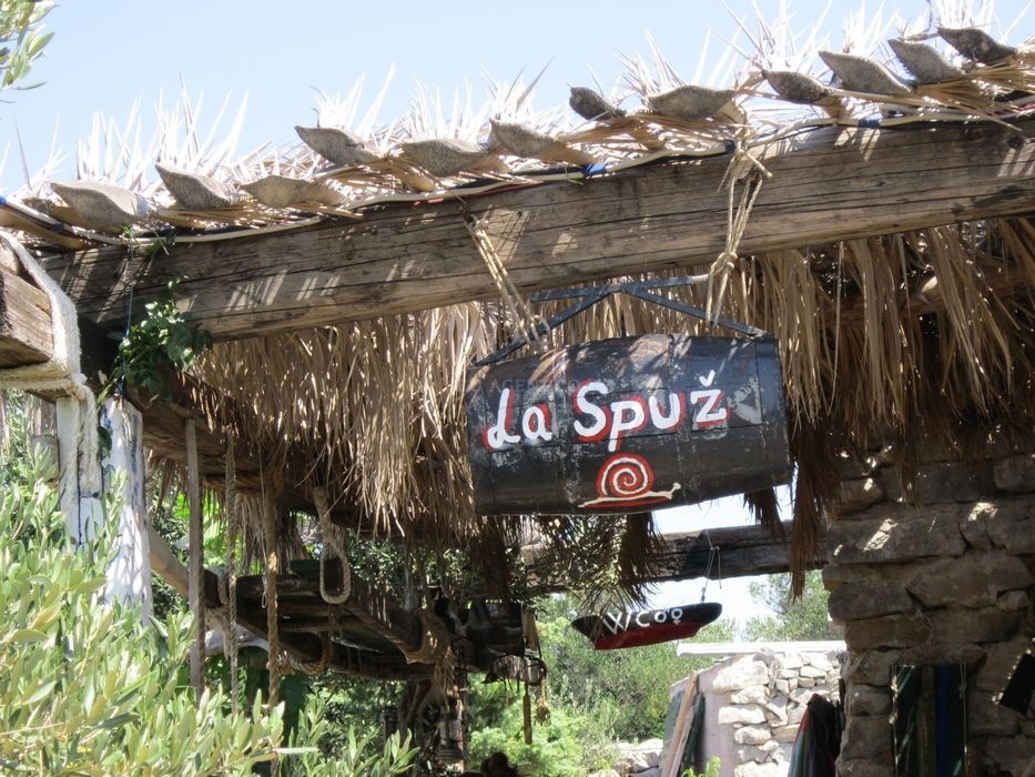La Spuz Restaurant exterior with Adriatic Sea view