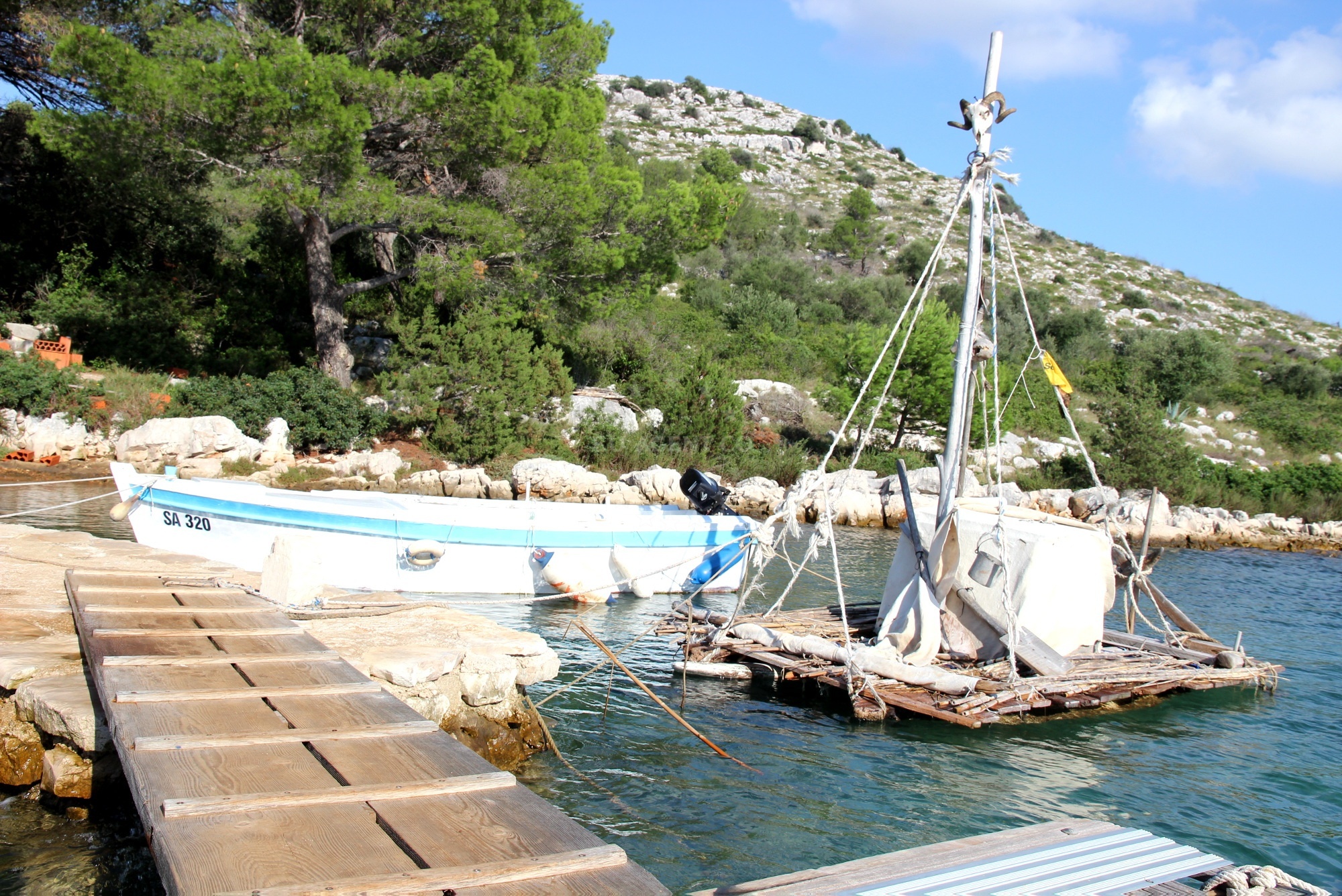 Fresh fish preparation at Konoba Krsovica, Dugi Otok