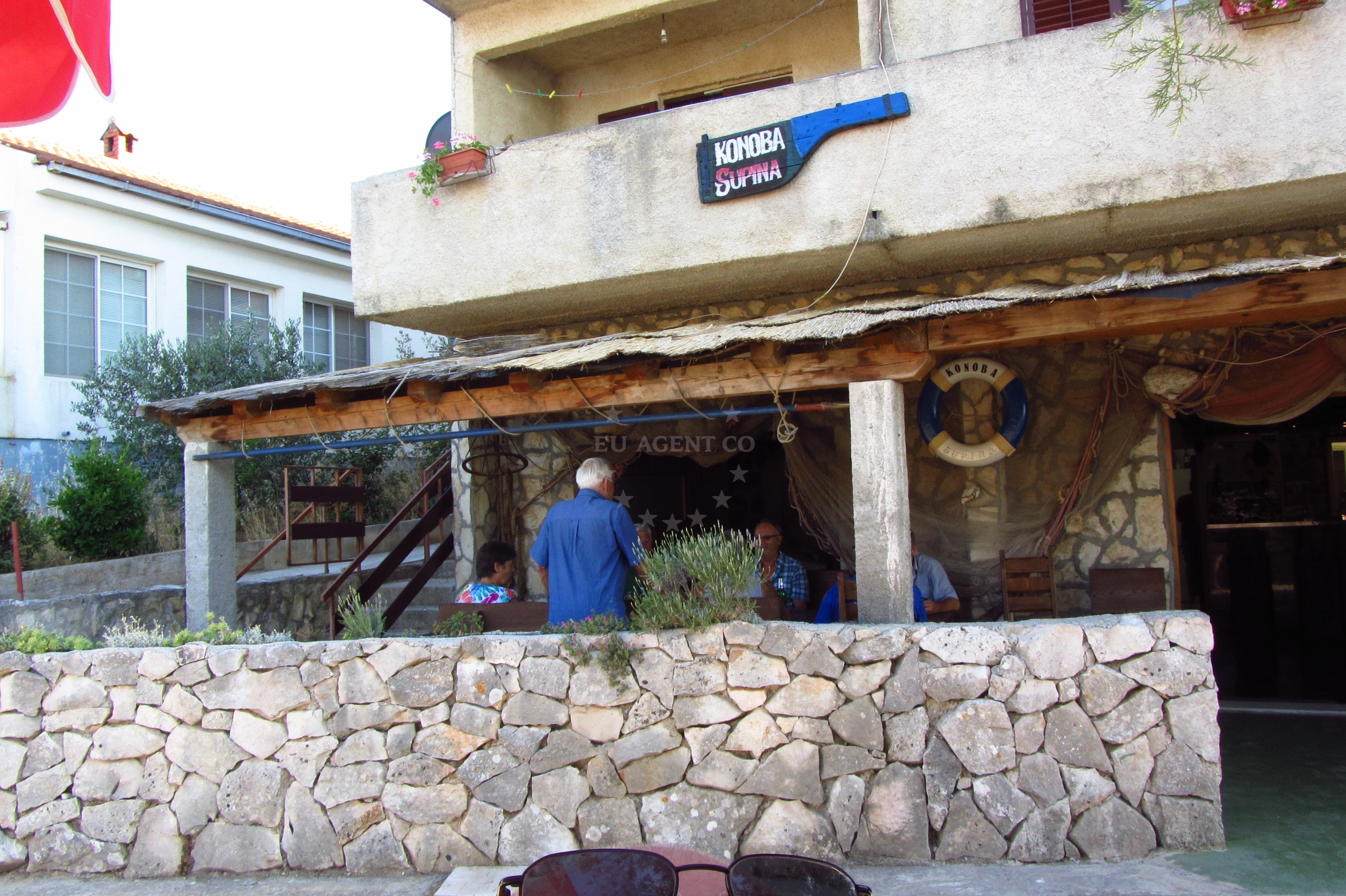 Luka Restaurant on Dugi Otok, Croatia, overlooking the Adriatic Sea