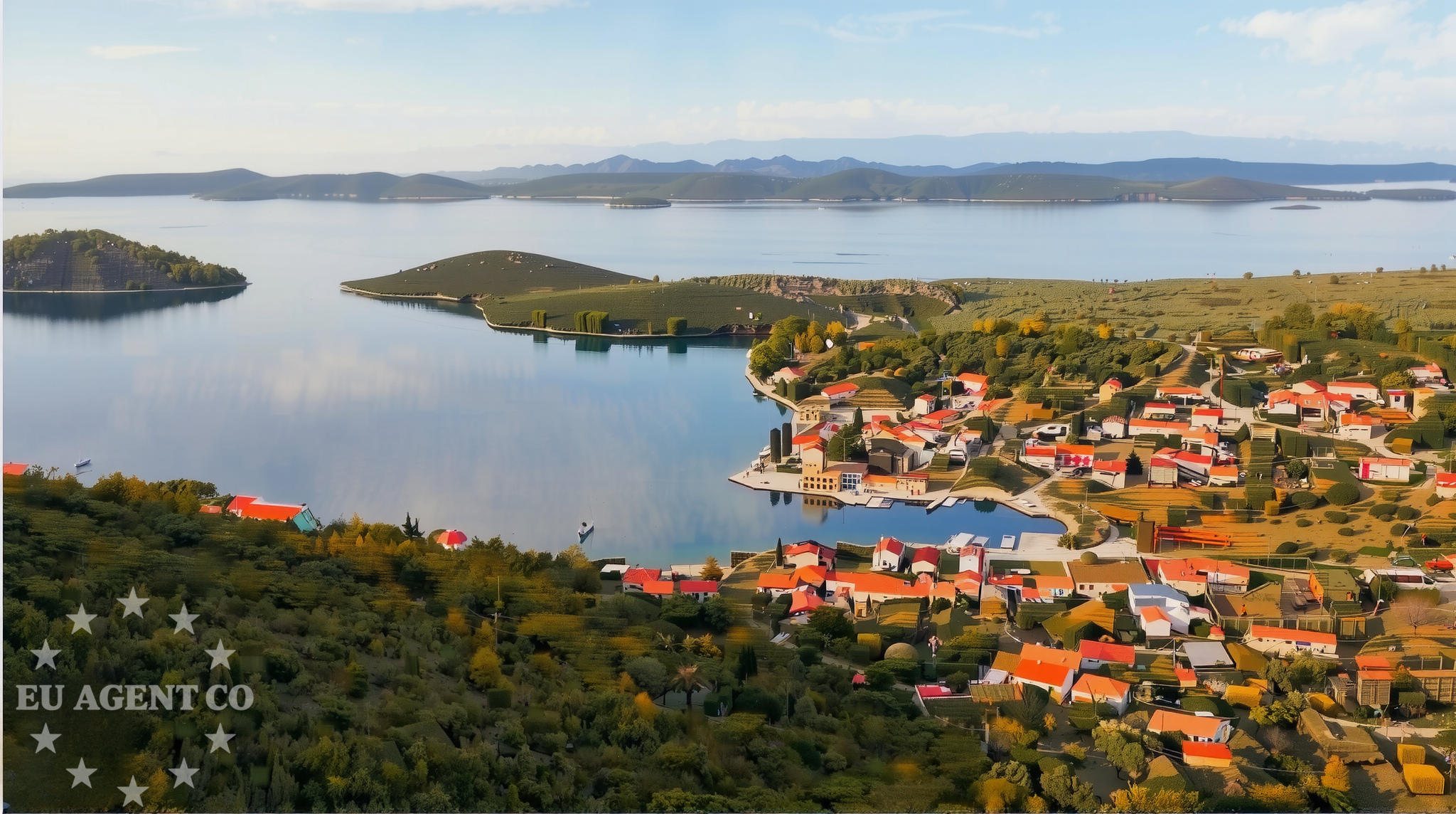 Scenic view of the Adriatic Sea from Luka, Dugi Otok