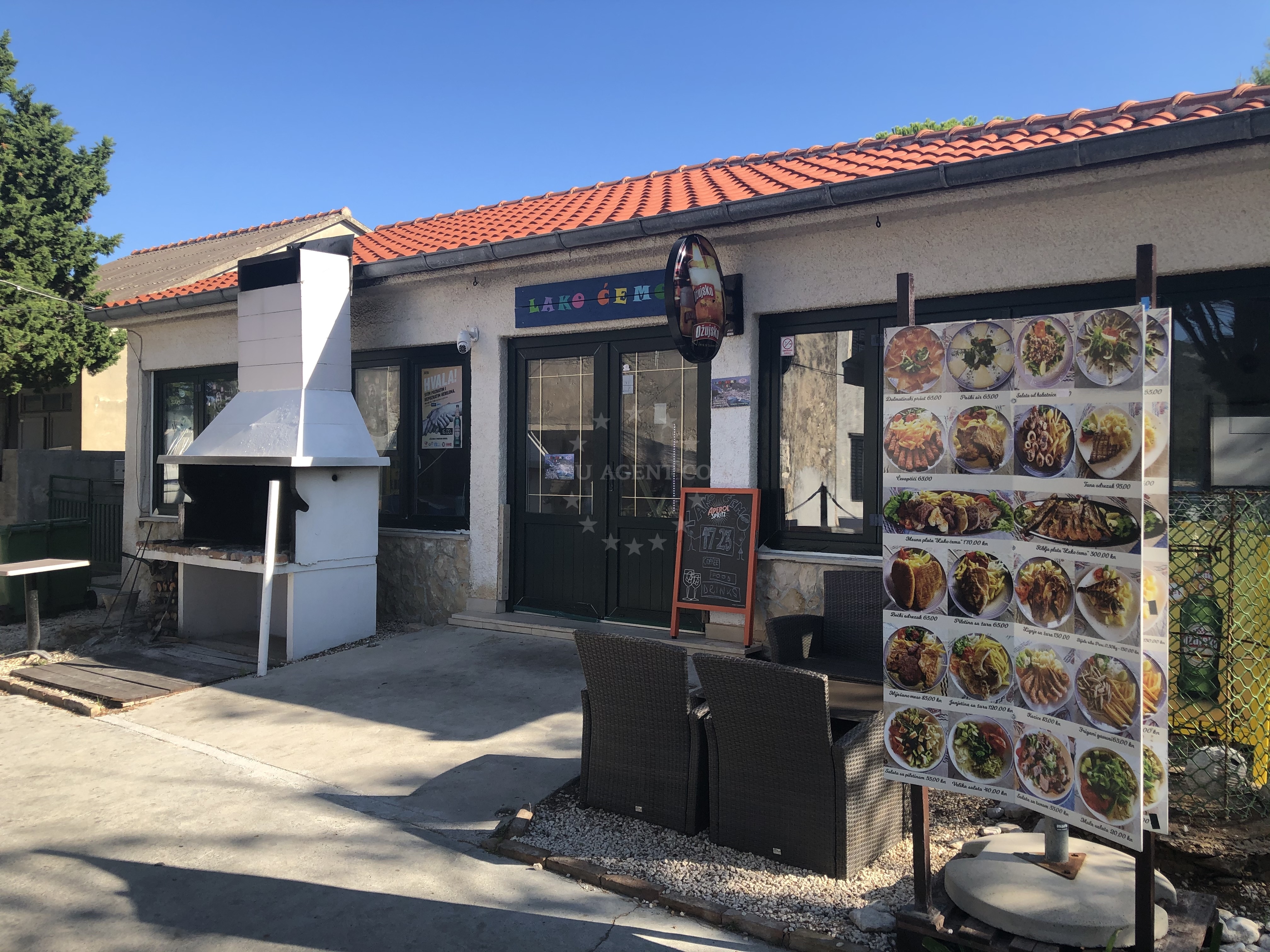 Lako Cemo Restaurant on Ist Island, North Dalmatia, Croatia