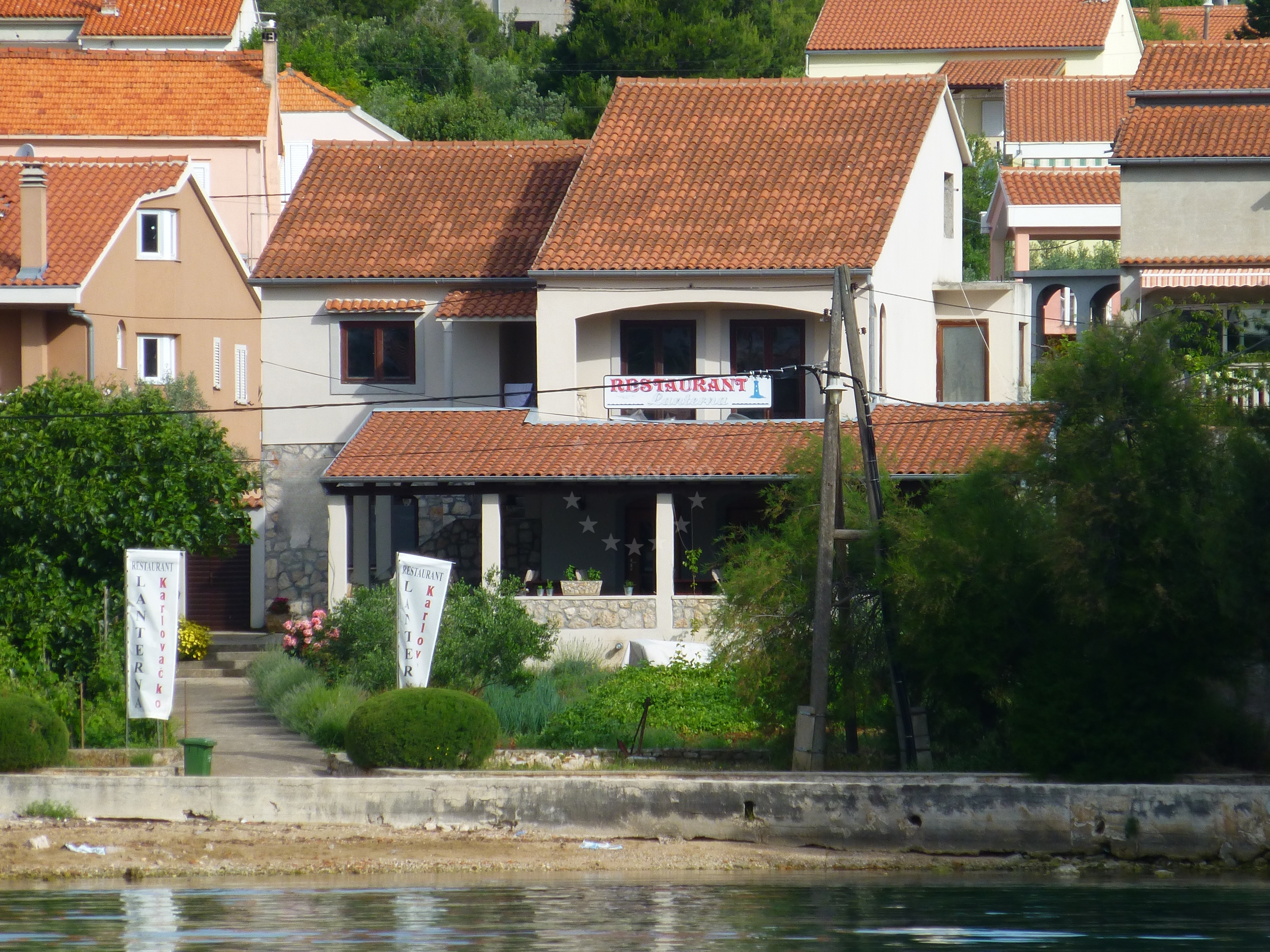 Lanterna Restaurant in Iz Veli, North Dalmatia, Croatia