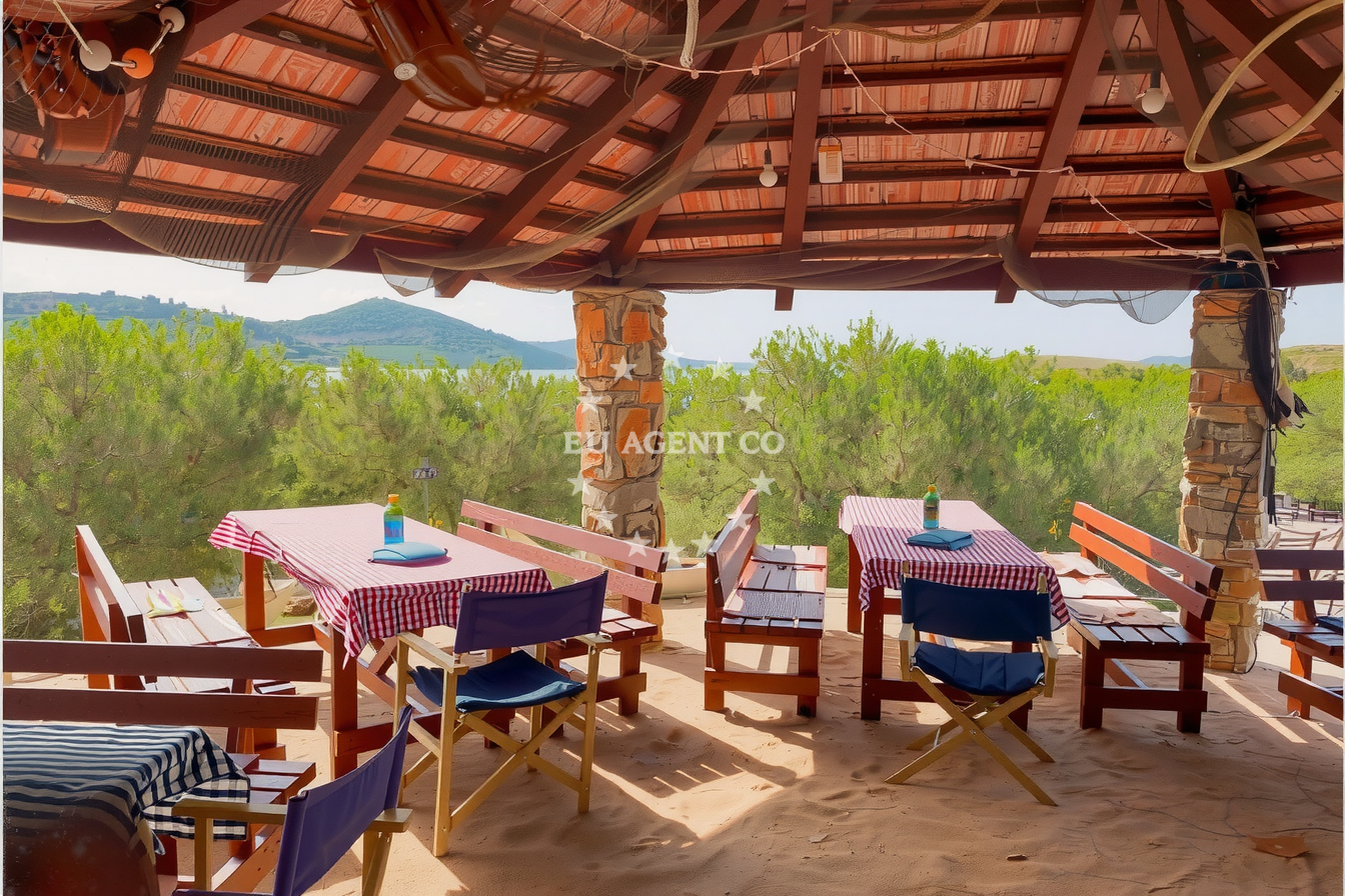 Approach and location view of Nebo restaurant in Restaurant on the island Kakan, North Dalmatia, Croatia photo 3