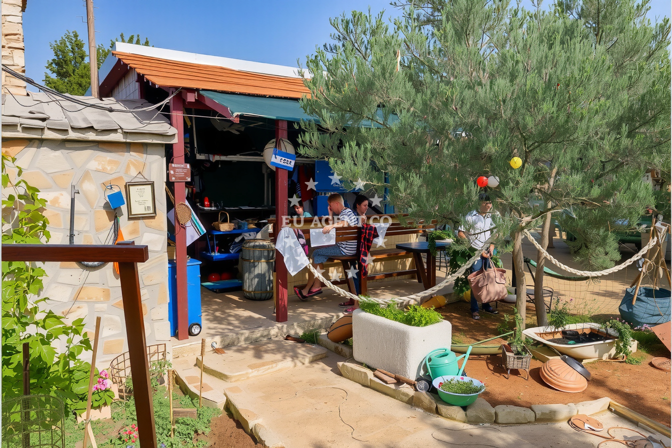 Additional view of Nebo restaurant in Restaurant on the island Kakan, North Dalmatia, Croatia photo 4