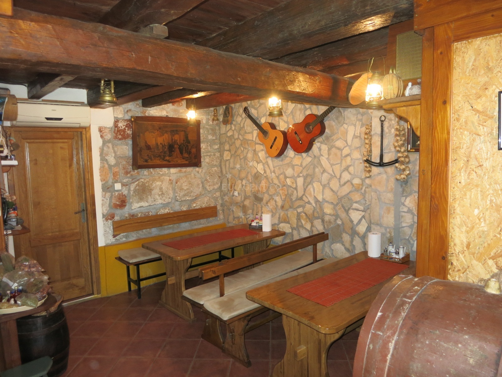 View of Konoba Kate restaurant on the island of Kaprije