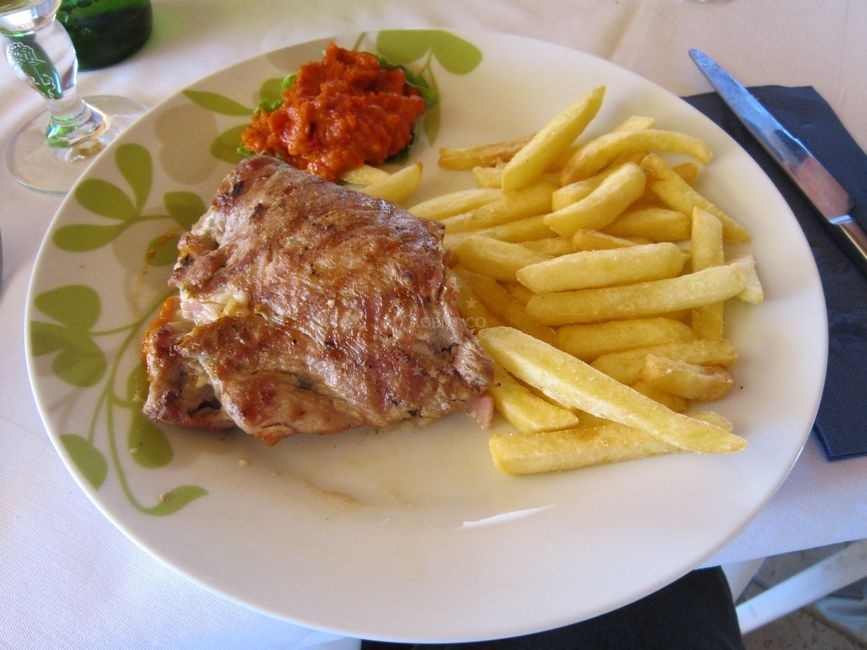 Konoba Sampjer restaurant on the island of Kaprije, North Dalmatia, Croatia