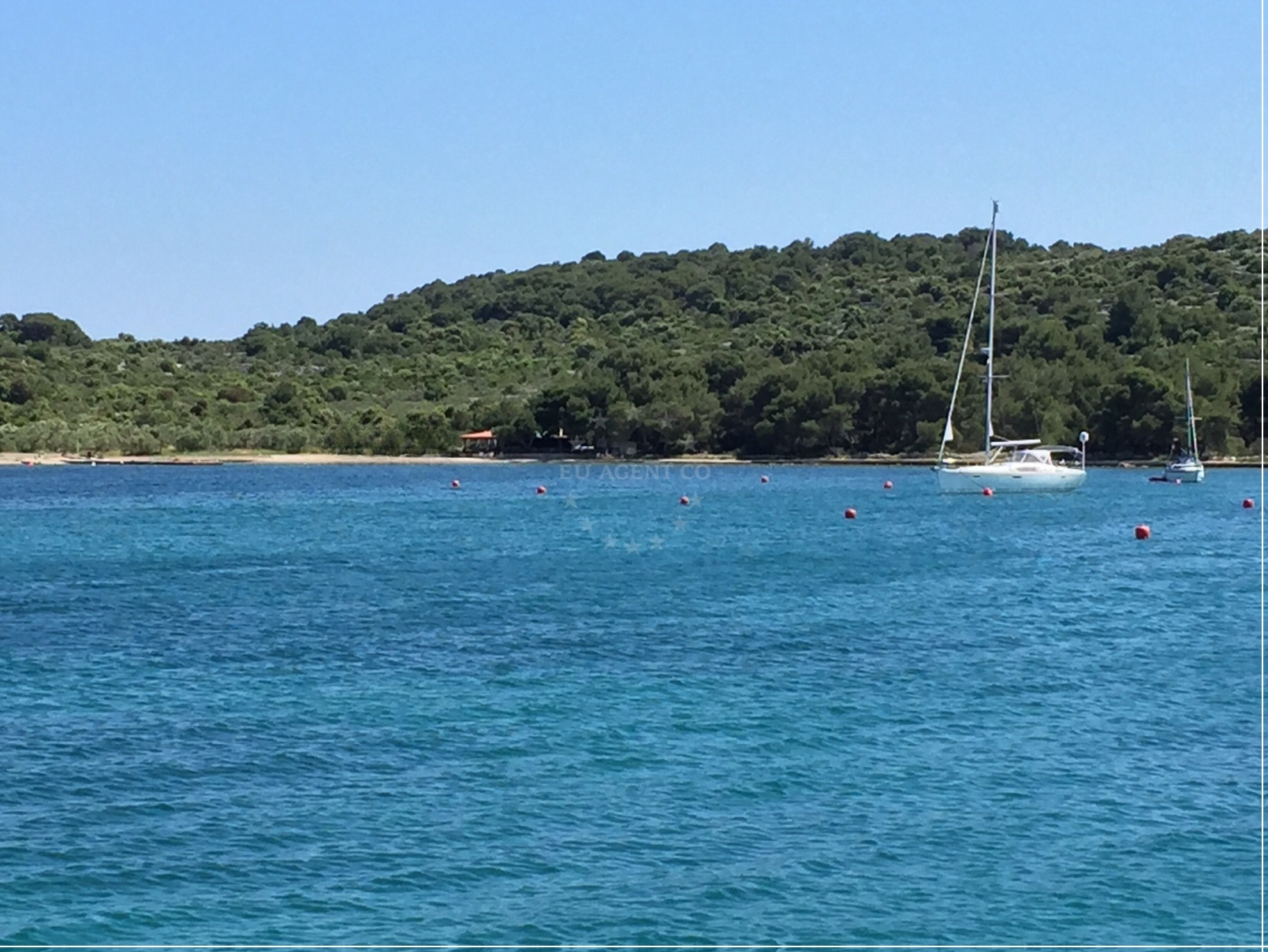 Dining area at Liberty Restaurant with panoramic Adriatic views