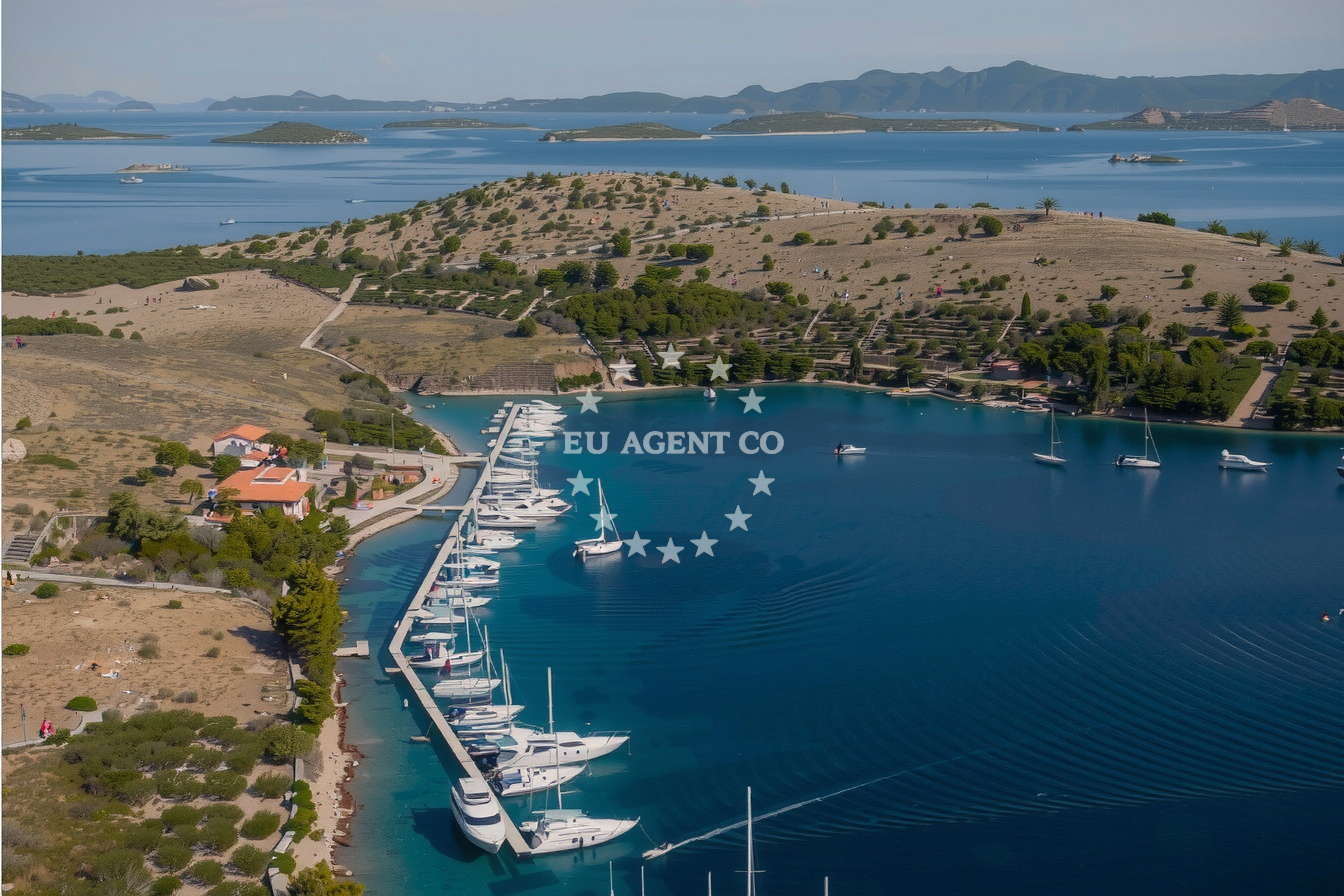 Approach and location view of Bagatela restaurant in Restaurant on the island Katina, North Dalmatia, Croatia photo 3