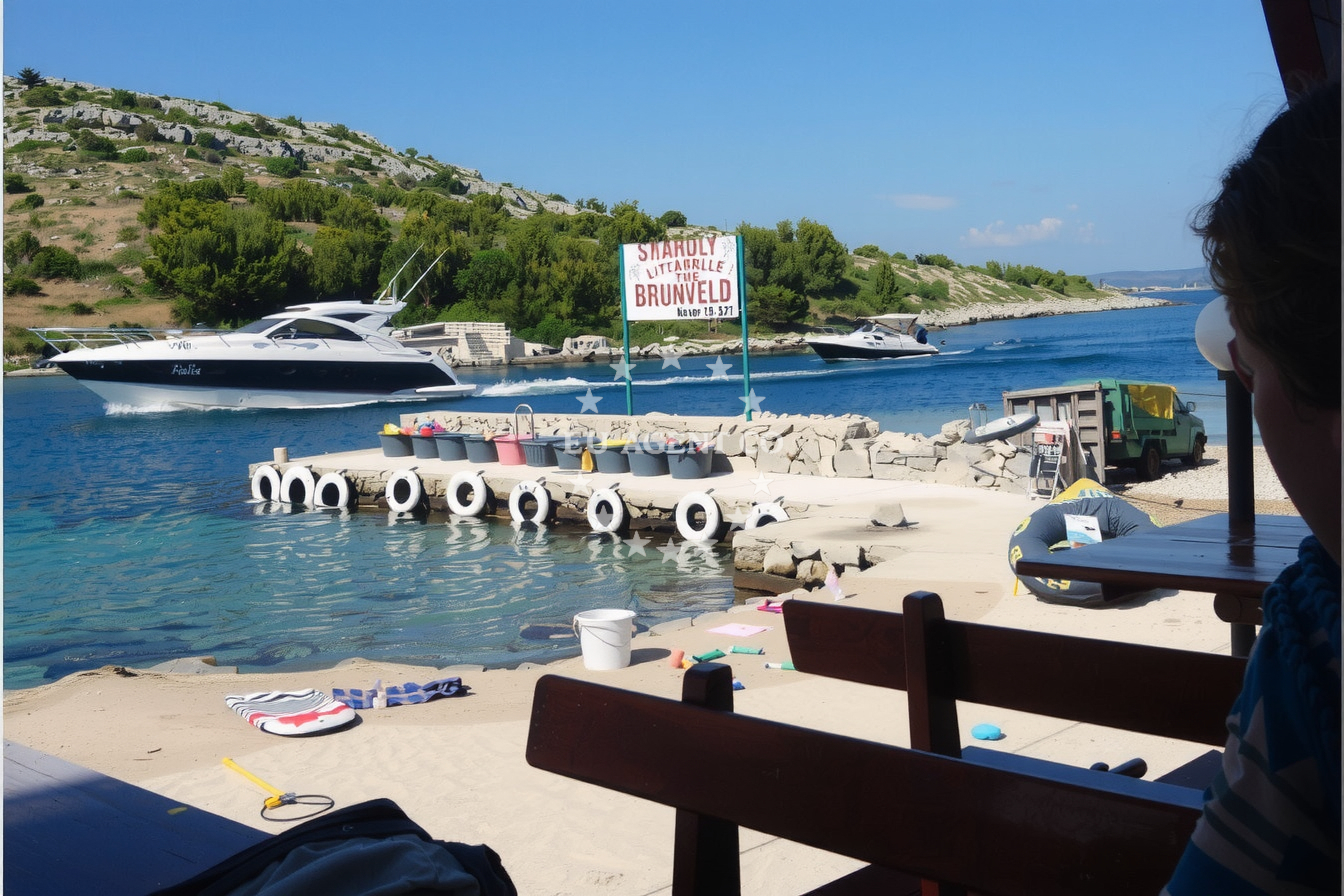 Additional view of Bagatela restaurant in Restaurant on the island Katina, North Dalmatia, Croatia photo 5