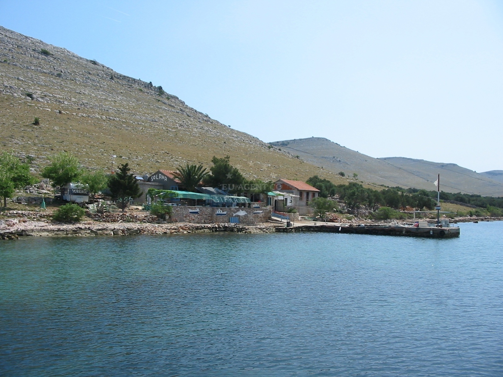 Galerija Restaurant on Kornat Island, North Dalmatia, Croatia, overlooking the Adriatic Sea