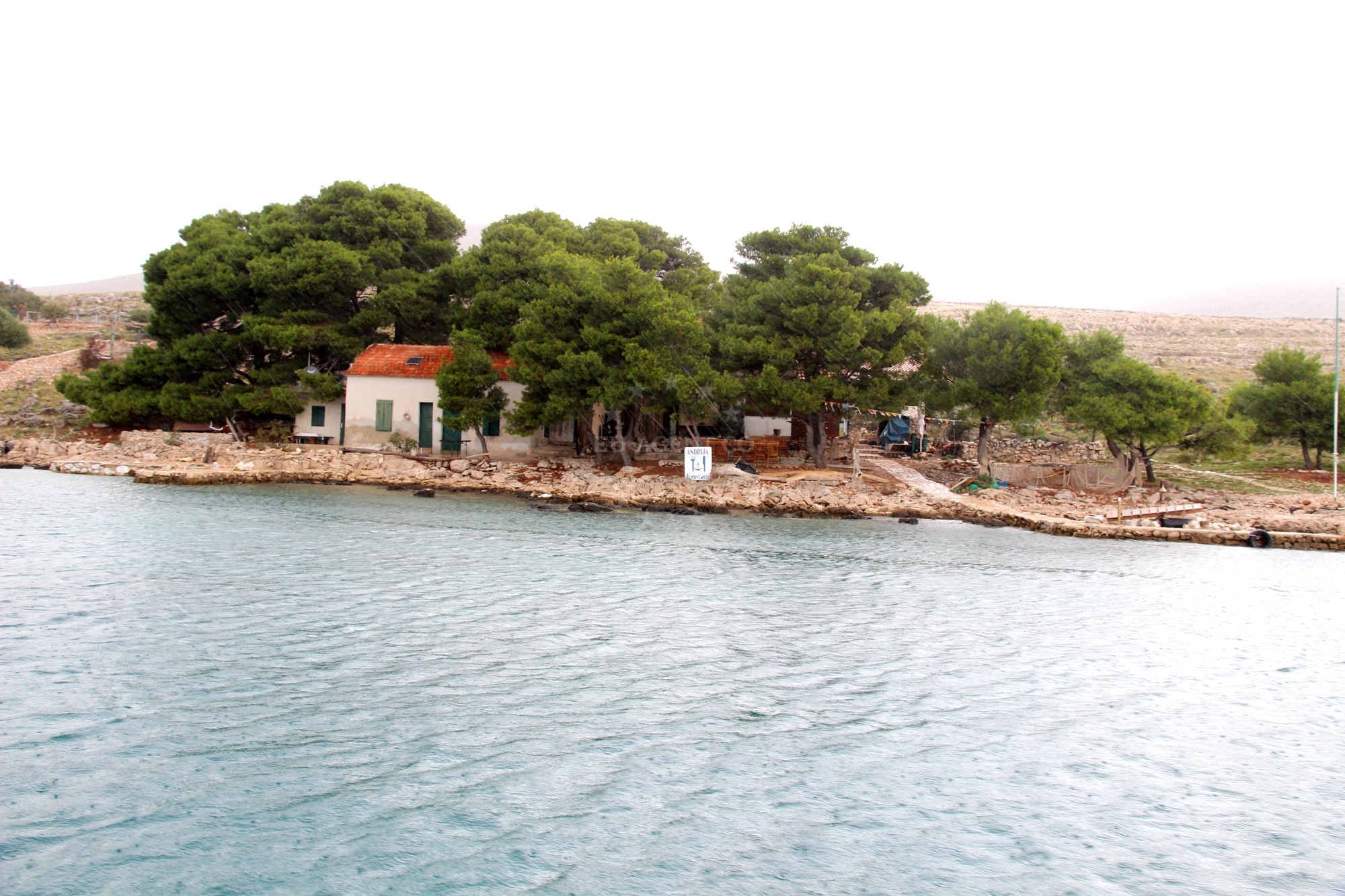Konoba Andrija restaurant in Kravljacica, Kornat