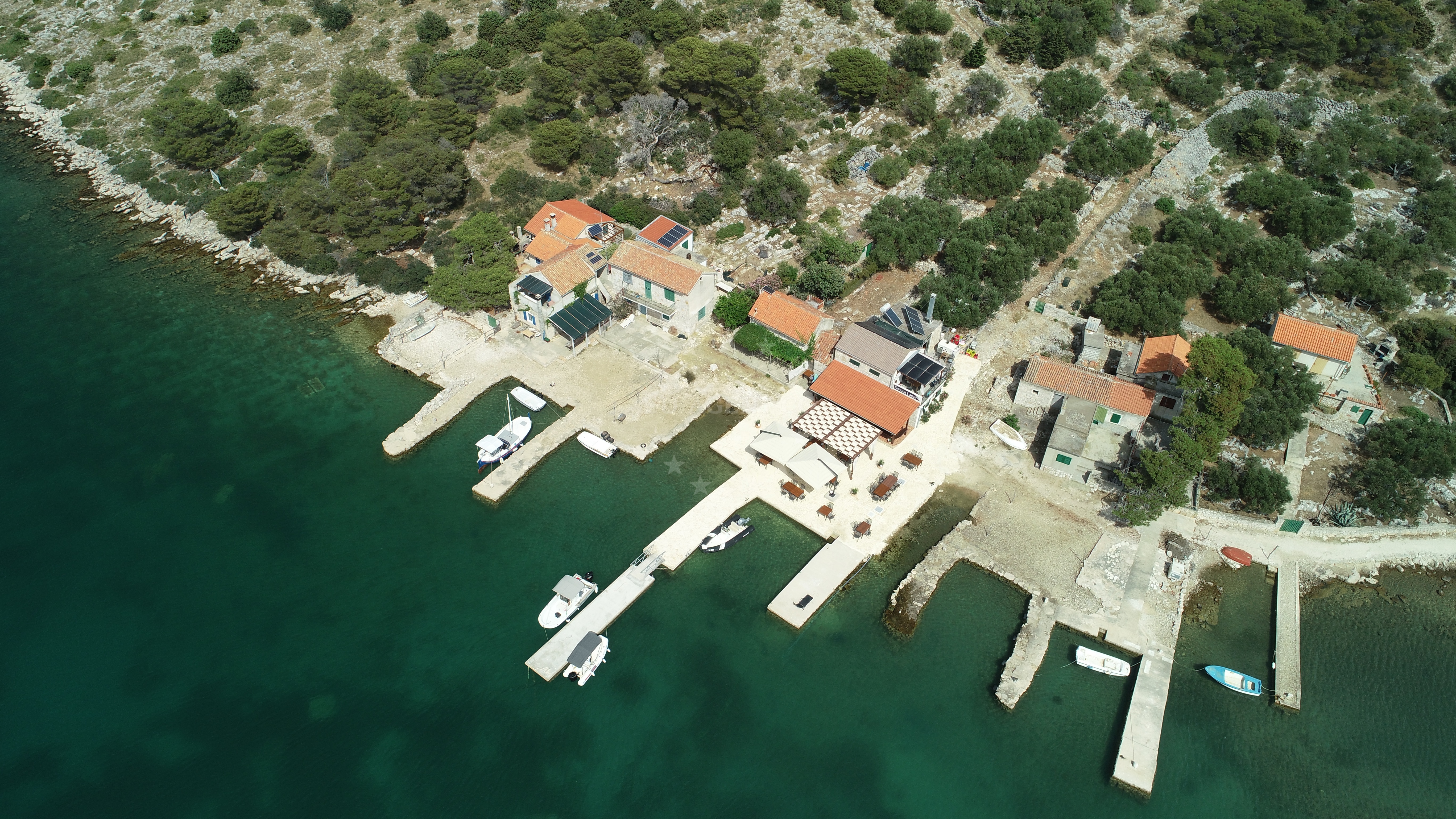 Traditional Dalmatian cuisine at Konoba Larus, Lavsa Island