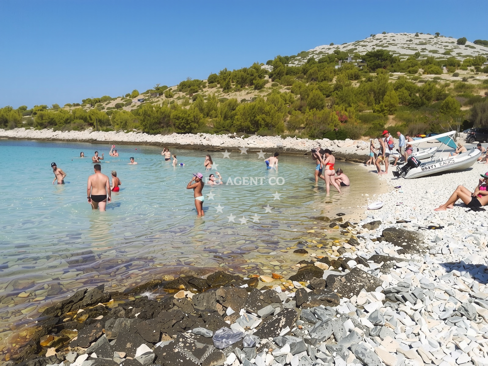 Approach and location view of Restaurant Andrija in Restaurant on the island Levrnaka, North Dalmatia, Croatia photo 3