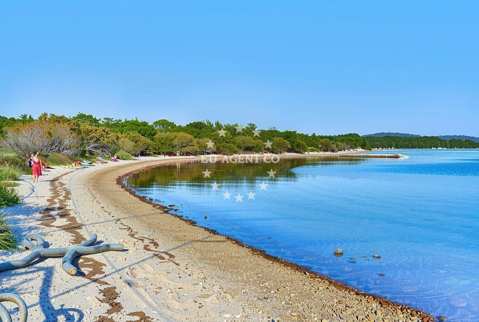 Approach and location view of Restaurant Pero in Restaurant in Zapuntel on the island Molat, North Dalmatia, Croatia photo 3