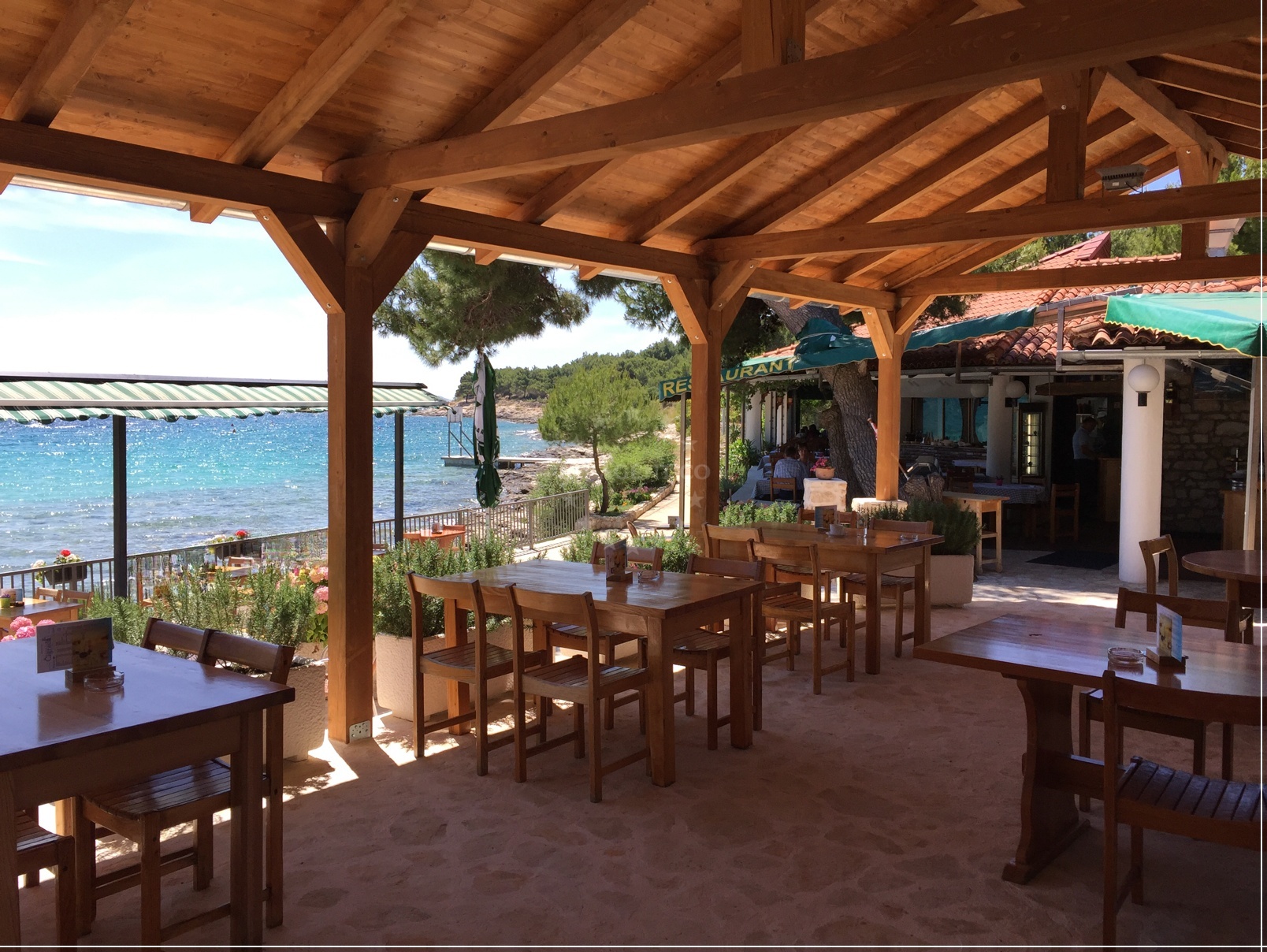 Buoy field operated by Cigrada Restaurant, Murter