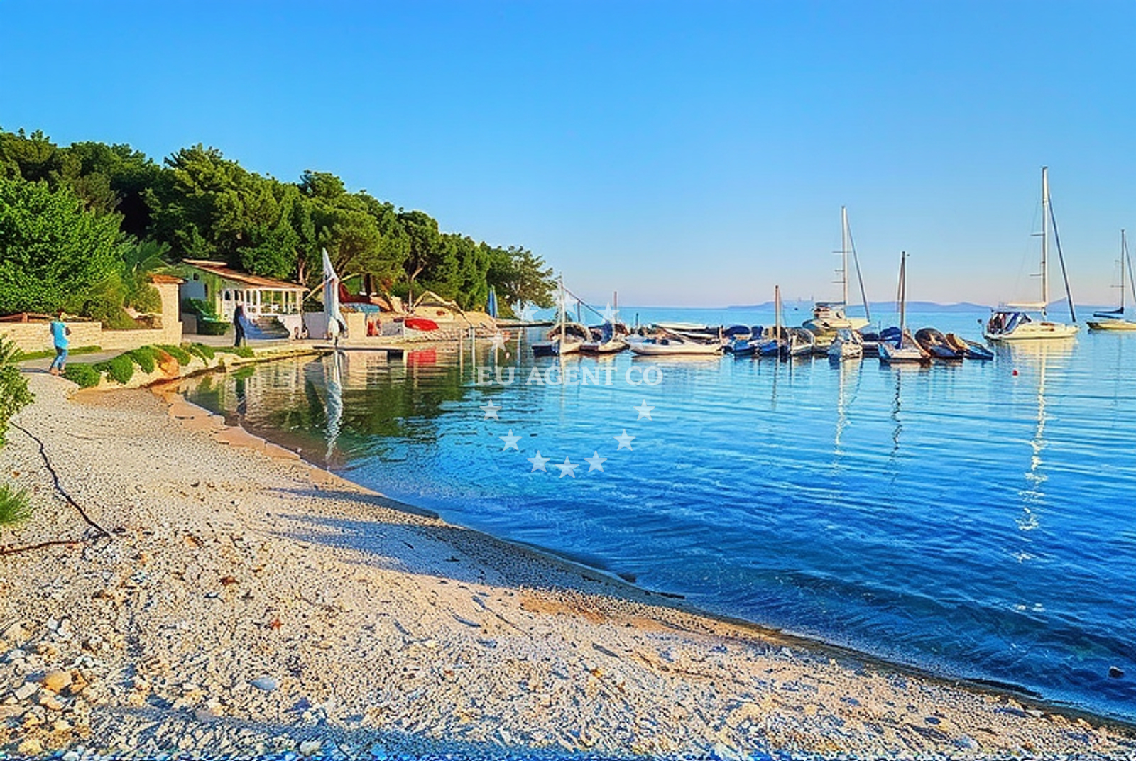 Kezo Restaurant in Murter, North Dalmatia, Croatia, offering Mediterranean cuisine with views of the Adriatic Sea.
