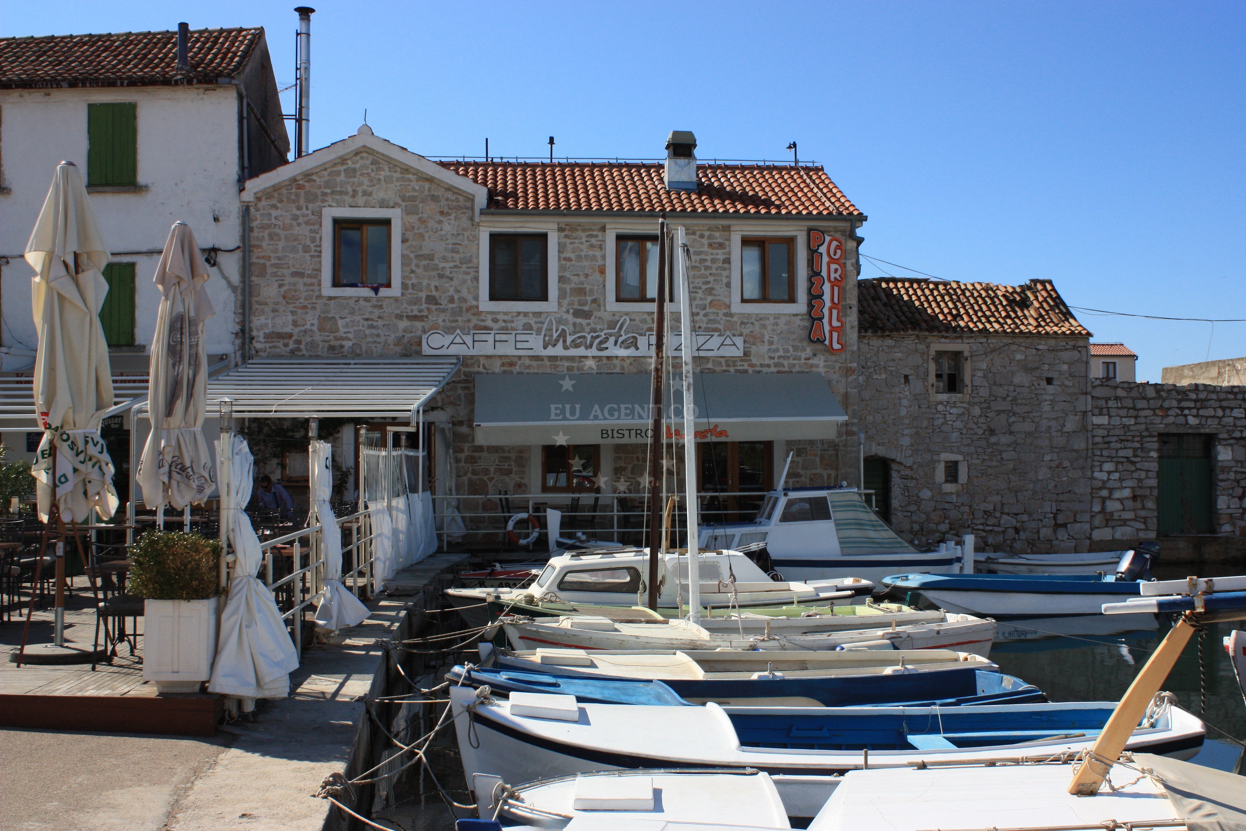 Pizzeria Mareta in Murter, North Dalmatia, Croatia