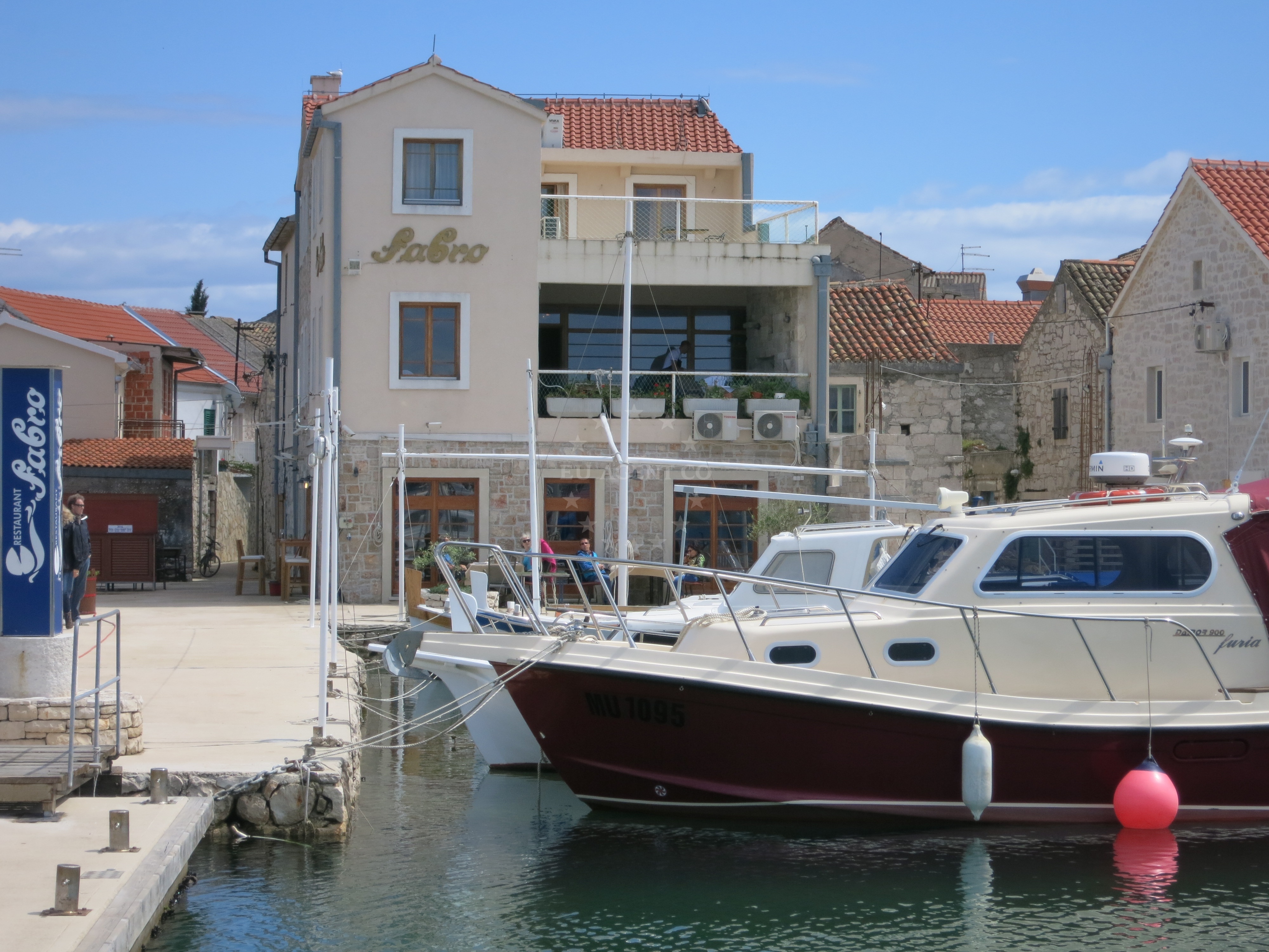 Restaurant Fabro with a sea view in Murter, Croatia