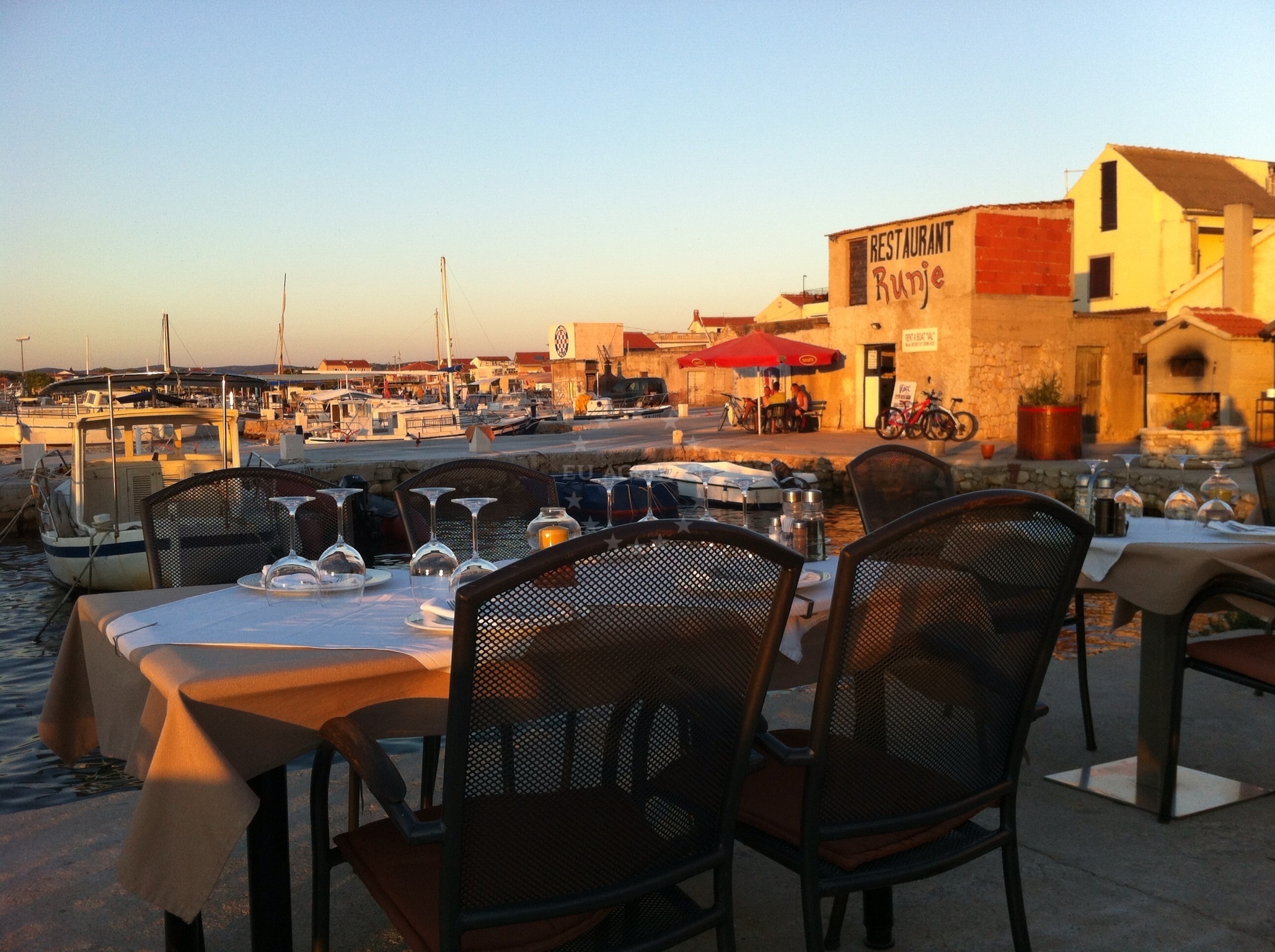 Dining area at Restaurant Fabro, Murter