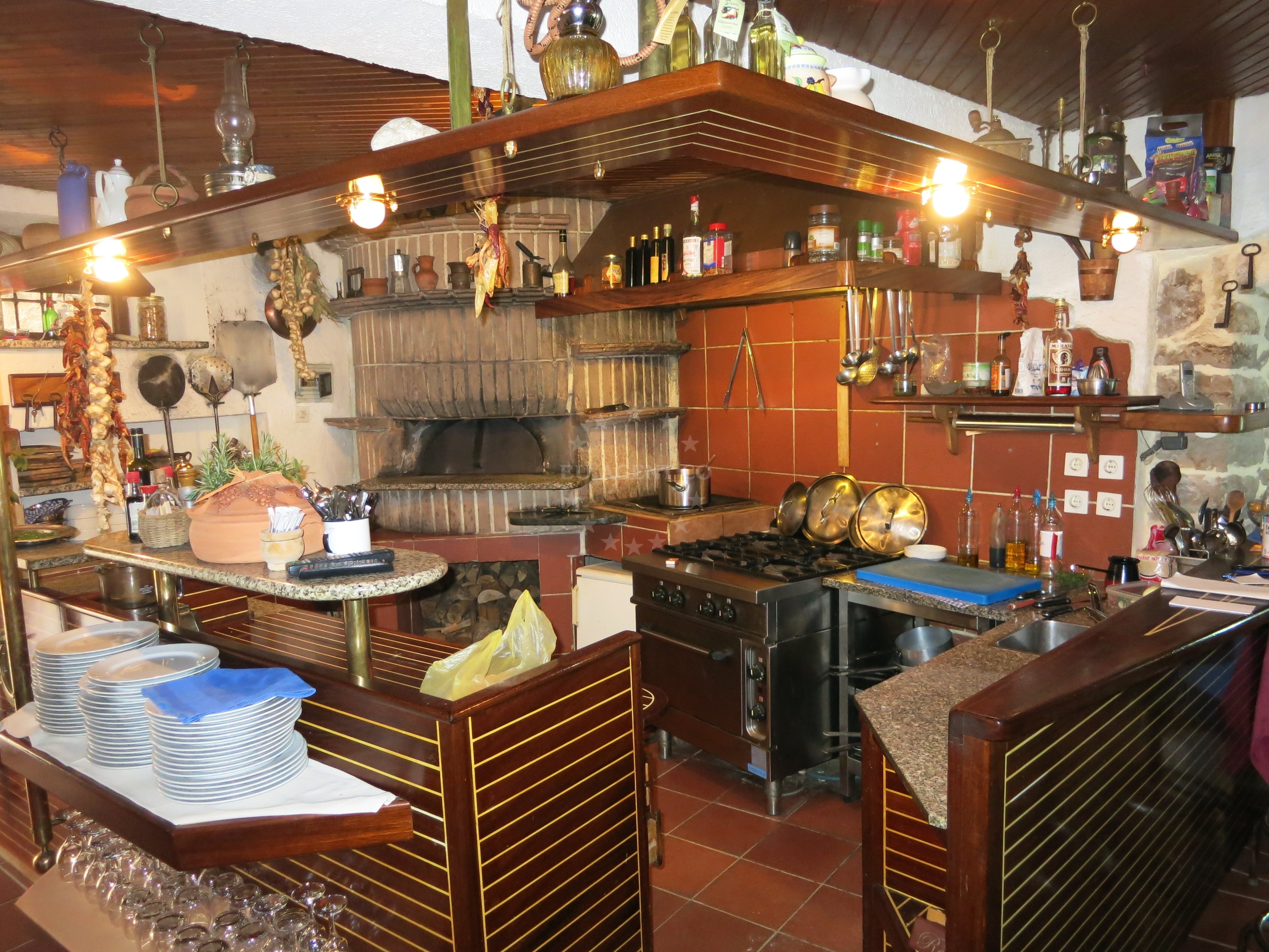Tic Tac Restaurant exterior in Murter, North Dalmatia Croatia
