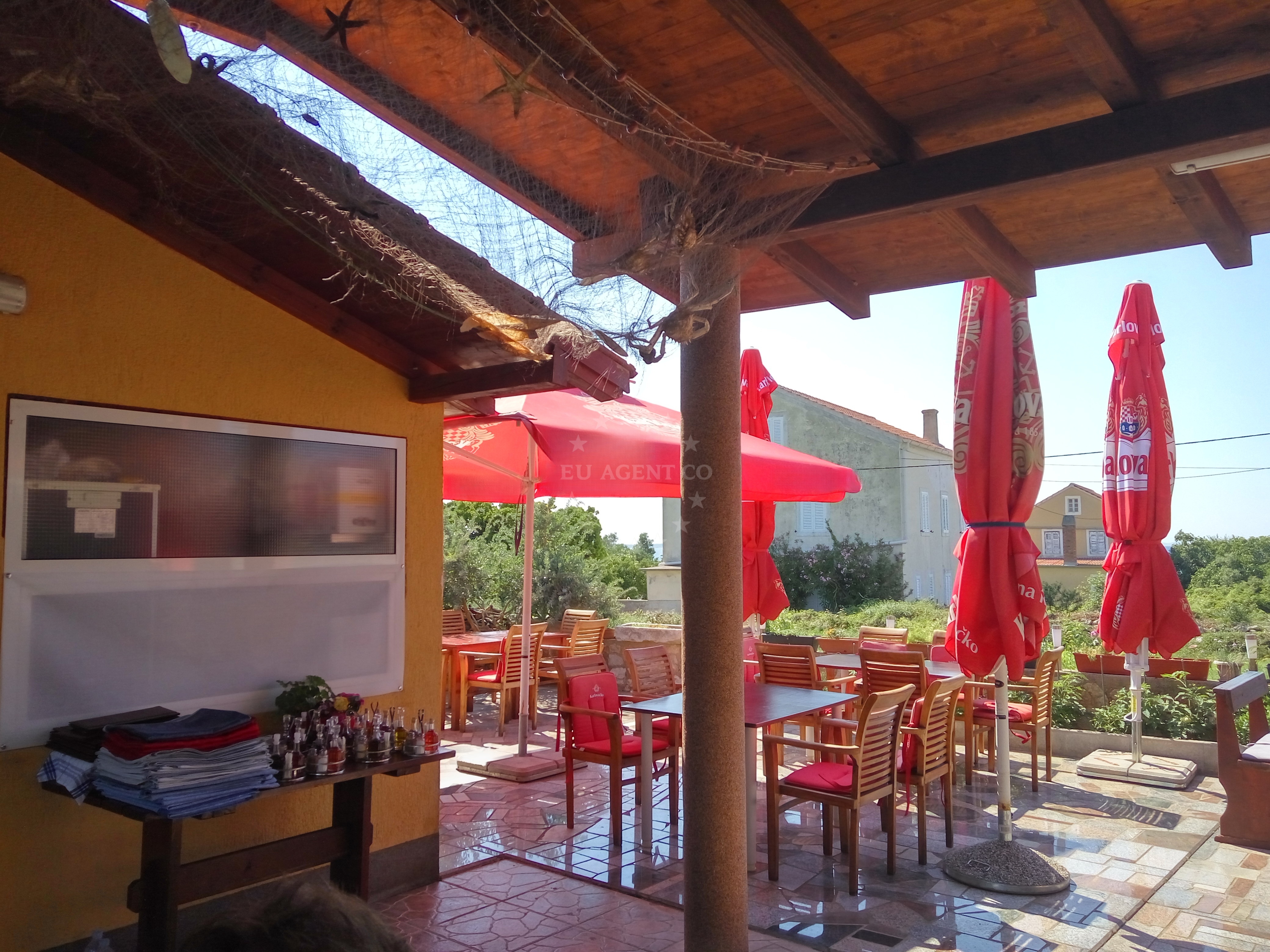 Restaurant in Olib, North Dalmatia, Croatia with Adriatic Sea views