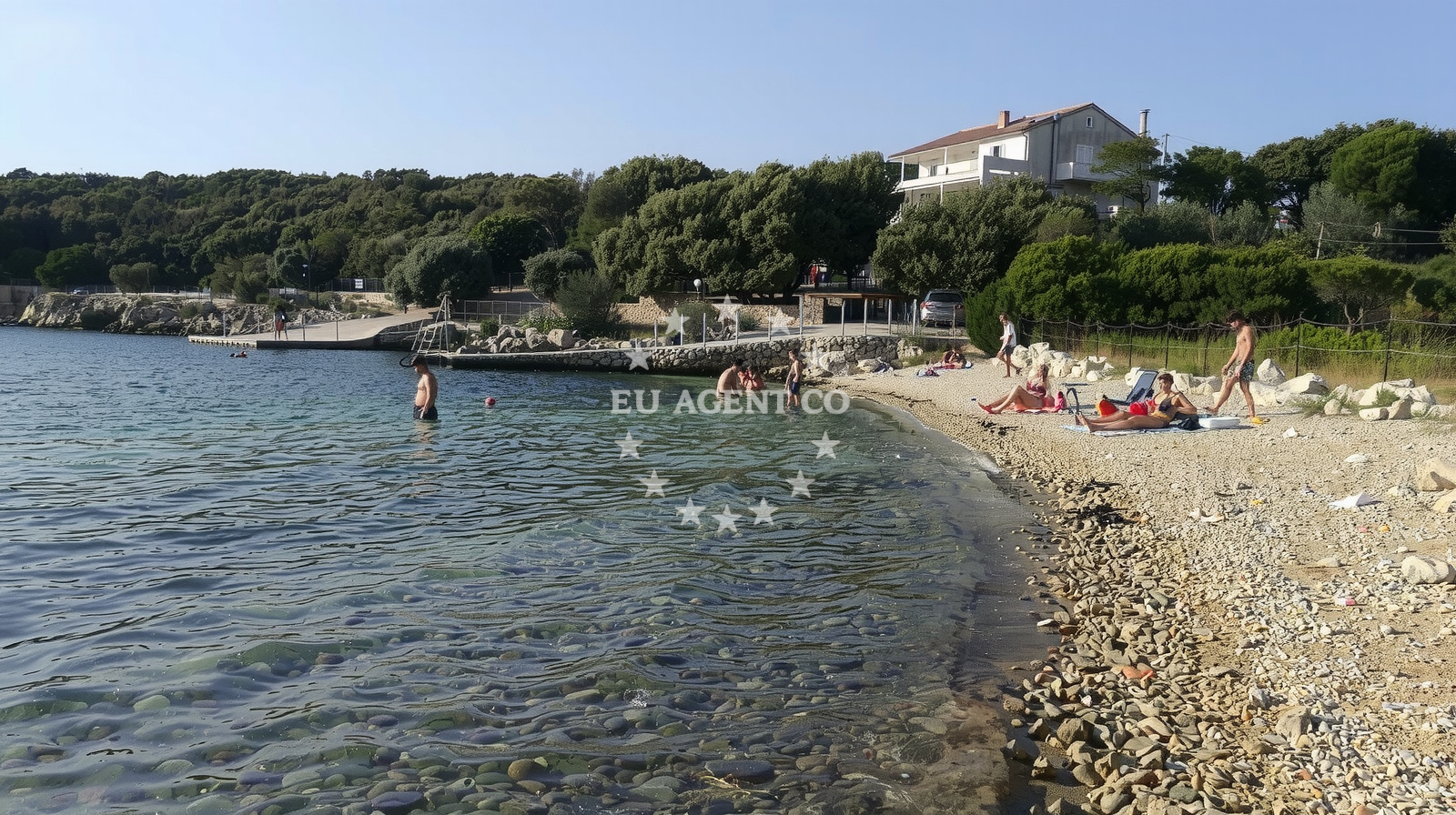 Restaurant in Jakisnica, Pag, North Dalmatia, Croatia
