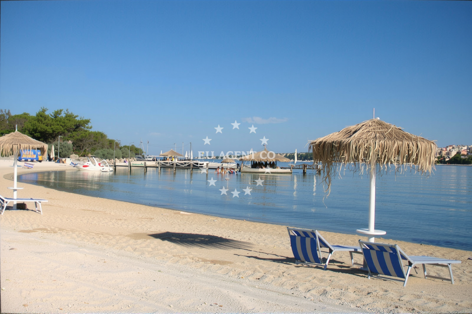 Approach and location view of Restaurant in Restaurant in Novalja on the island Pag, North Dalmatia, Croatia photo 3