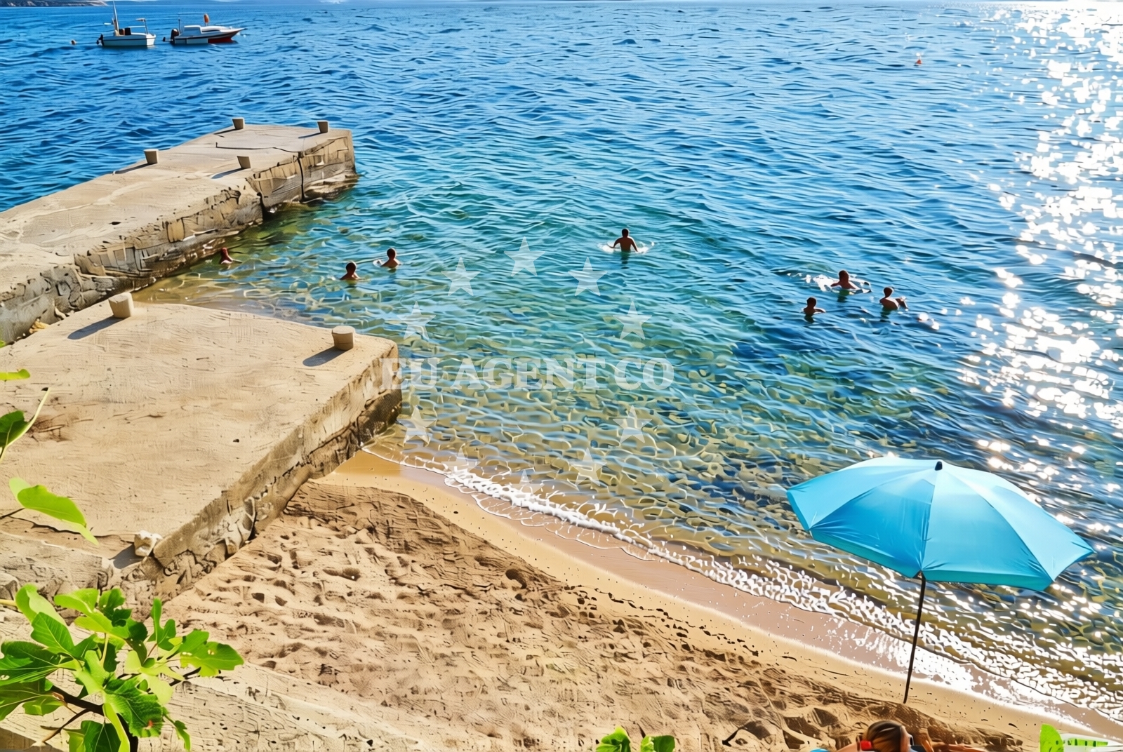 Approach and location view of Restaurant in Restaurant in Stara Novalja on the island Pag, North Dalmatia, Croatia photo 3