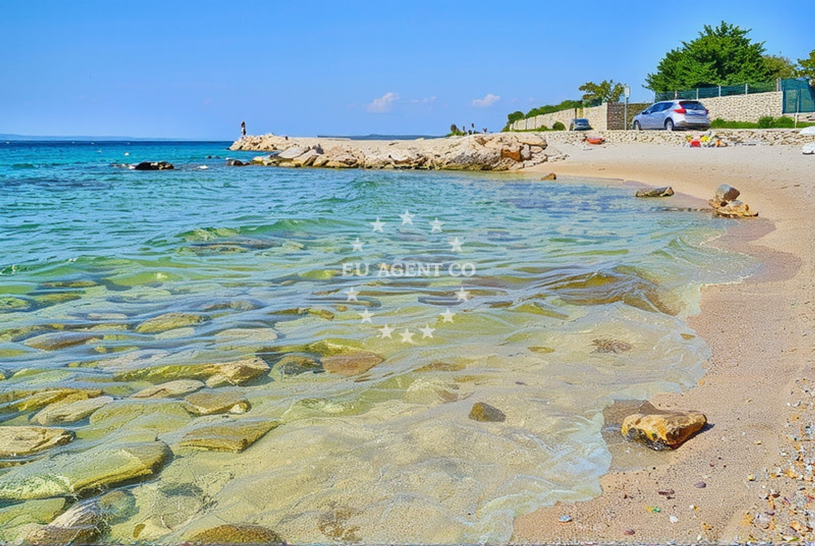Approach and location view of Jadran restaurant in Restaurant in Tovarnele on the island Pag, North Dalmatia, Croatia photo 3