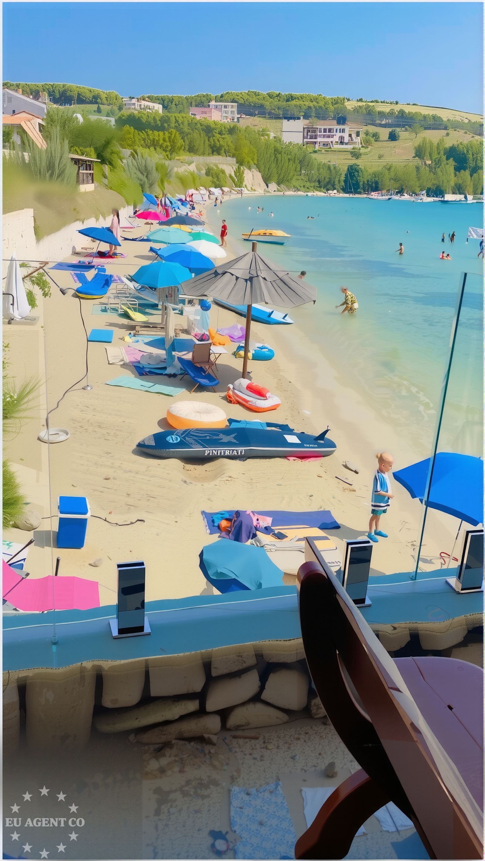 Restaurant in Vlasici, Pag with panoramic views of the Adriatic Sea