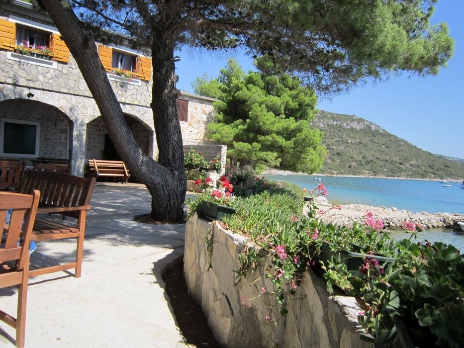 Coastal view near Konoba Gajeta restaurant in pasman, Croatia