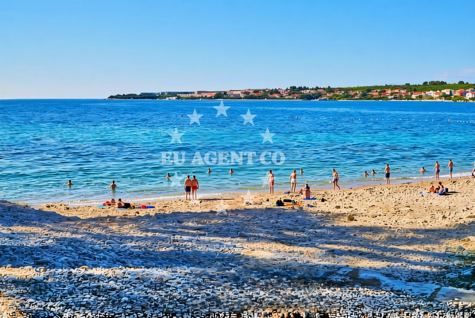 Scenic coastal view from the restaurant terrace