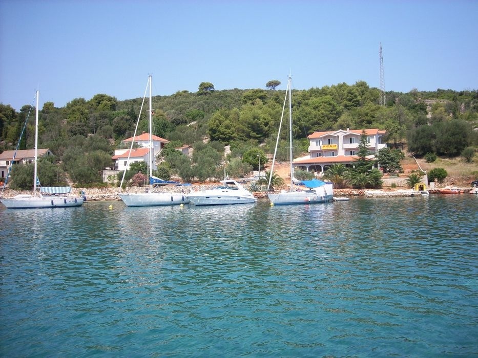 Keko Restaurant exterior on Rava Island, North Dalmatia