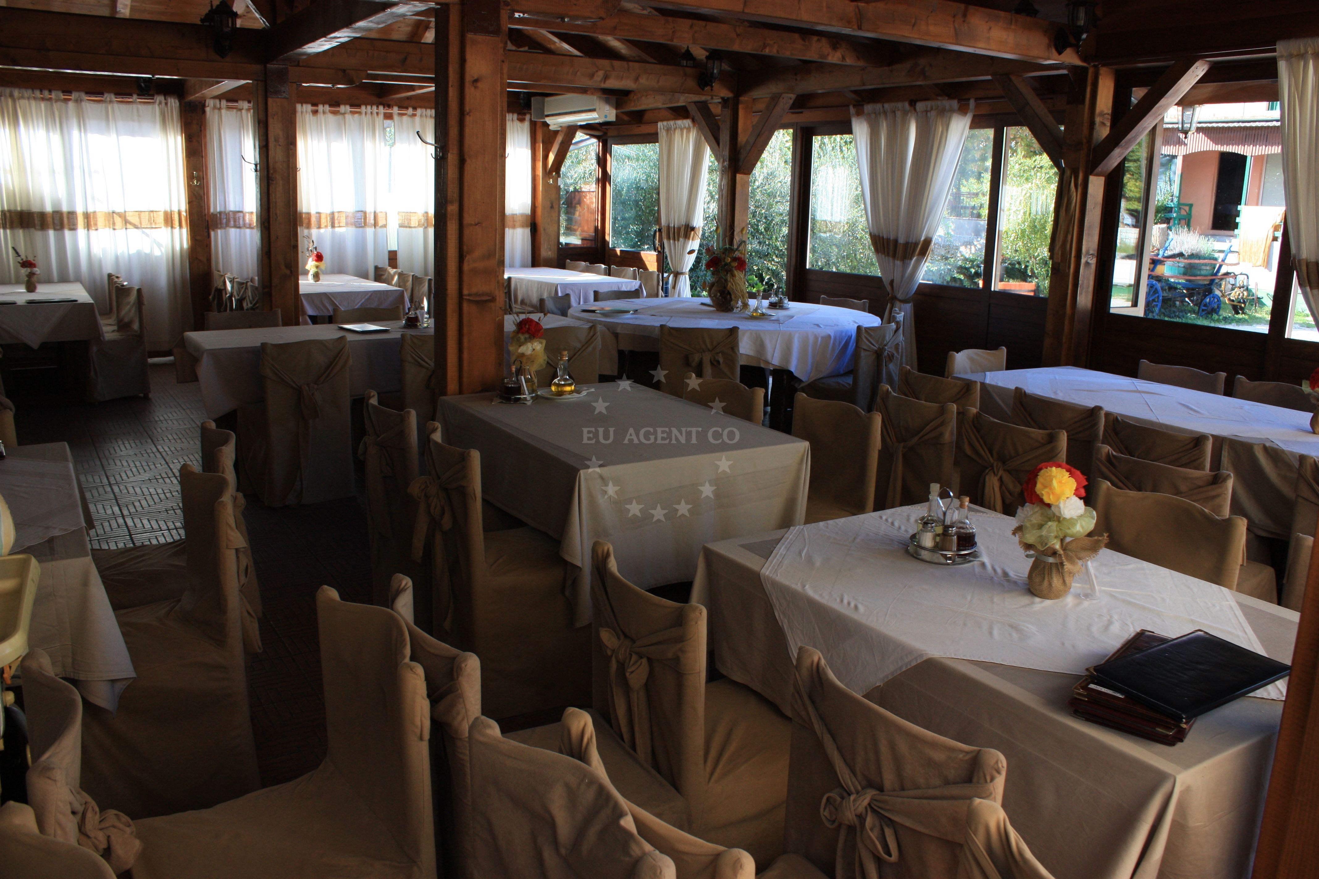Visovac Restaurant exterior in Skradin, North Dalmatia