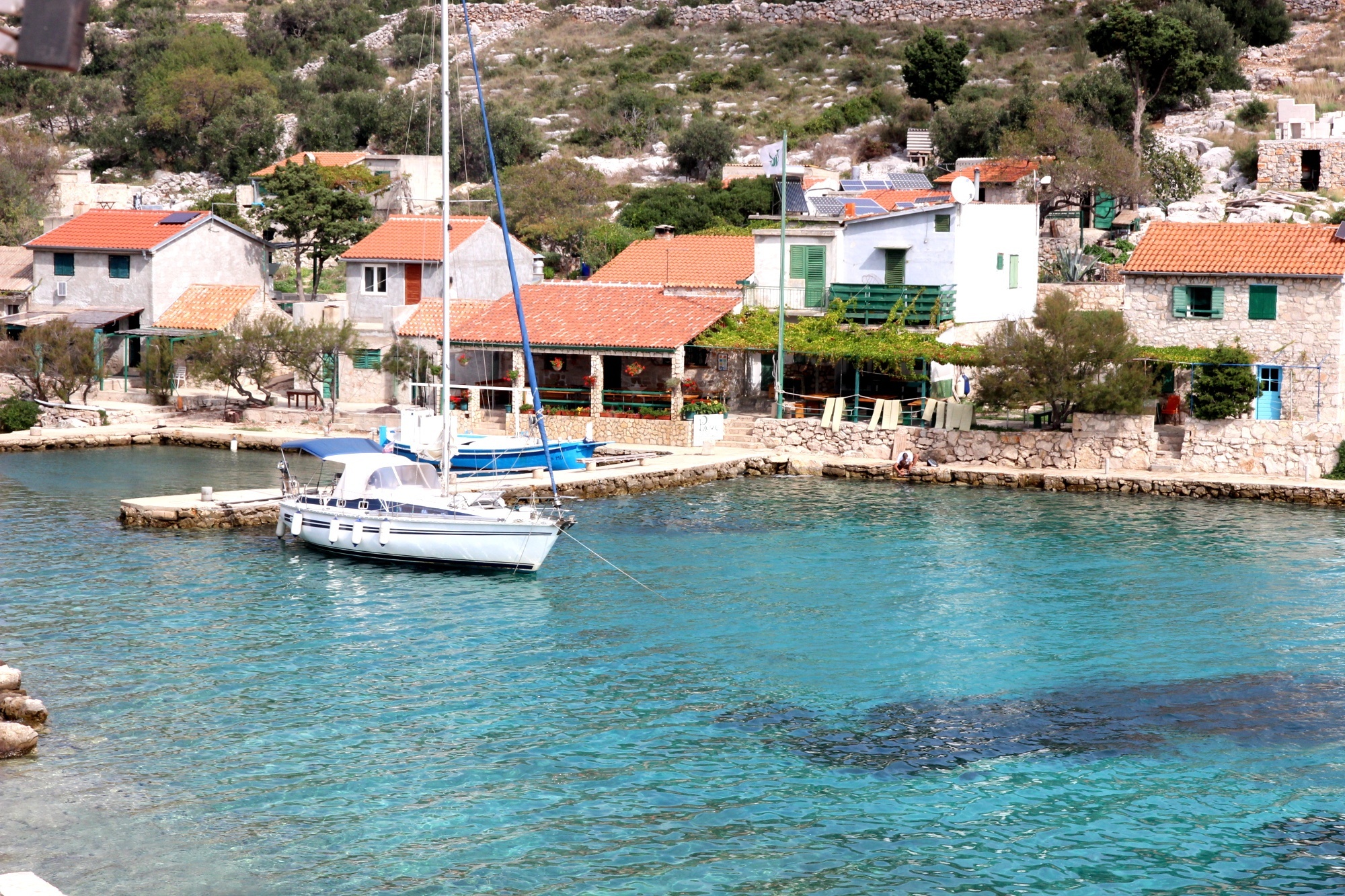 Piccolo Restaurant on Smokvica Vela Island, North Dalmatia, Croatia