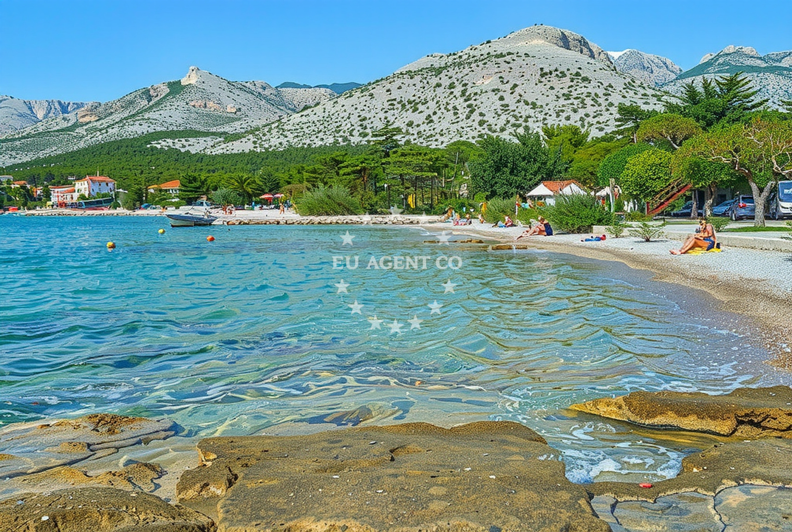 Restaurant in Starigrad Paklenica, North Dalmatia, overlooking the Adriatic Sea