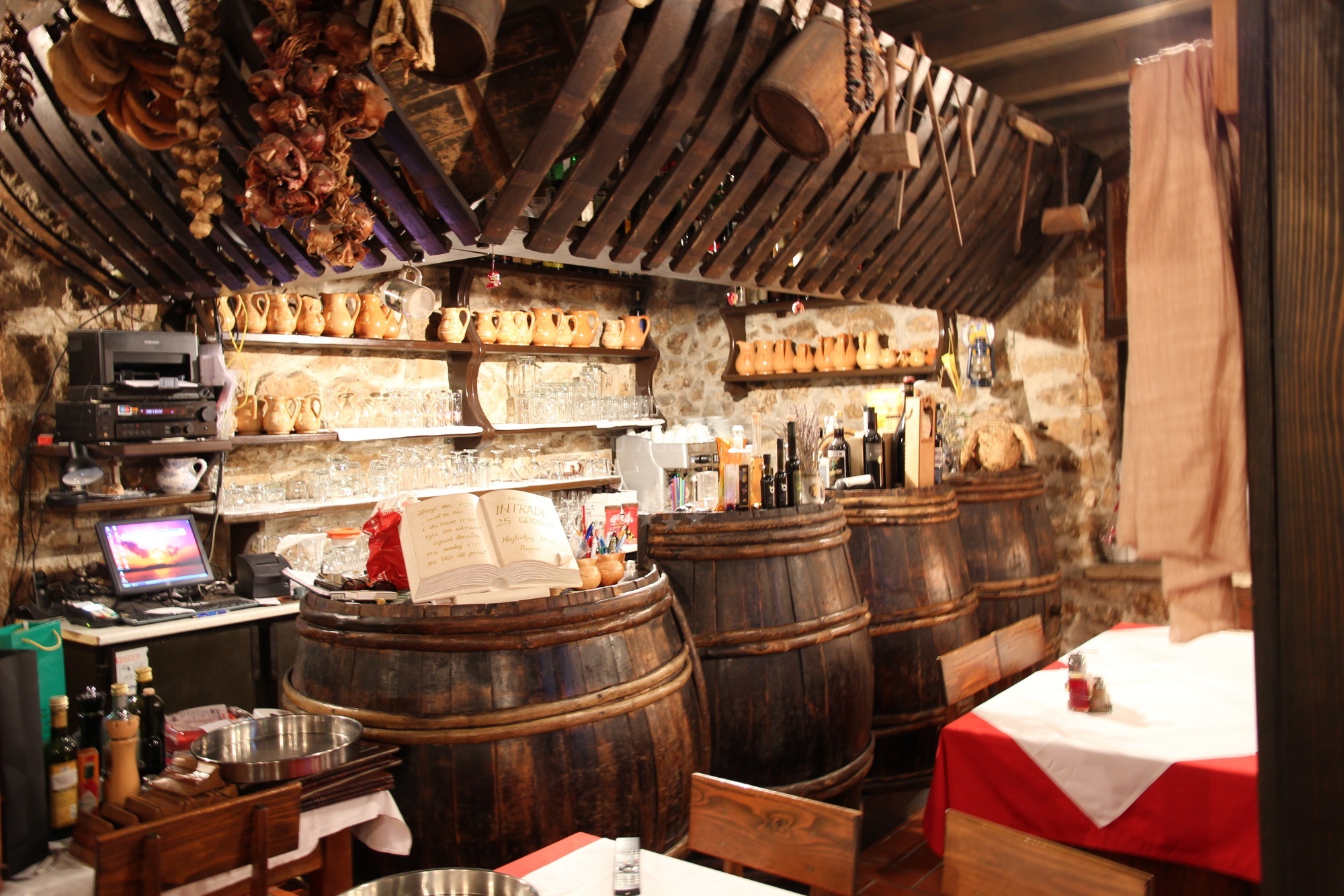 Kod Guste Restaurant in Sukosan, North Dalmatia, Croatia