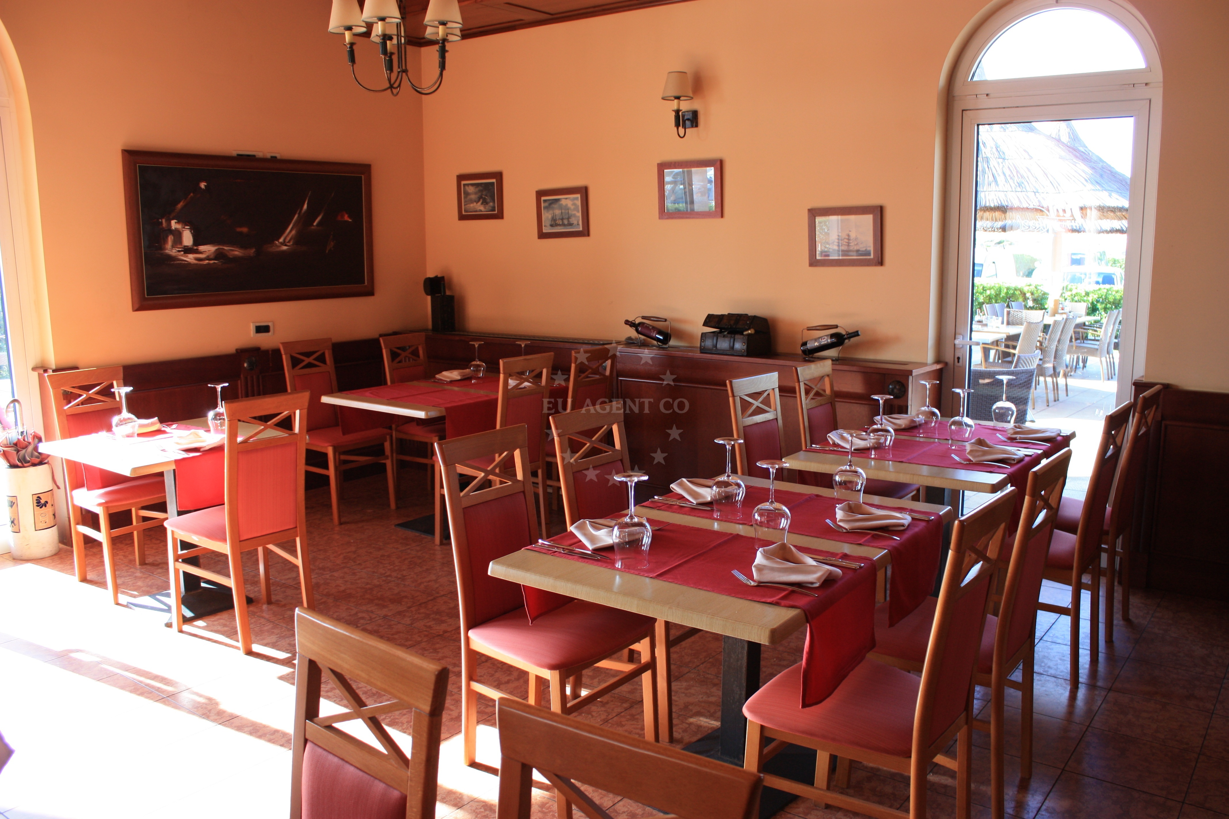 View of Dundo Restaurant near Marina Tribunj, North Dalmatia
