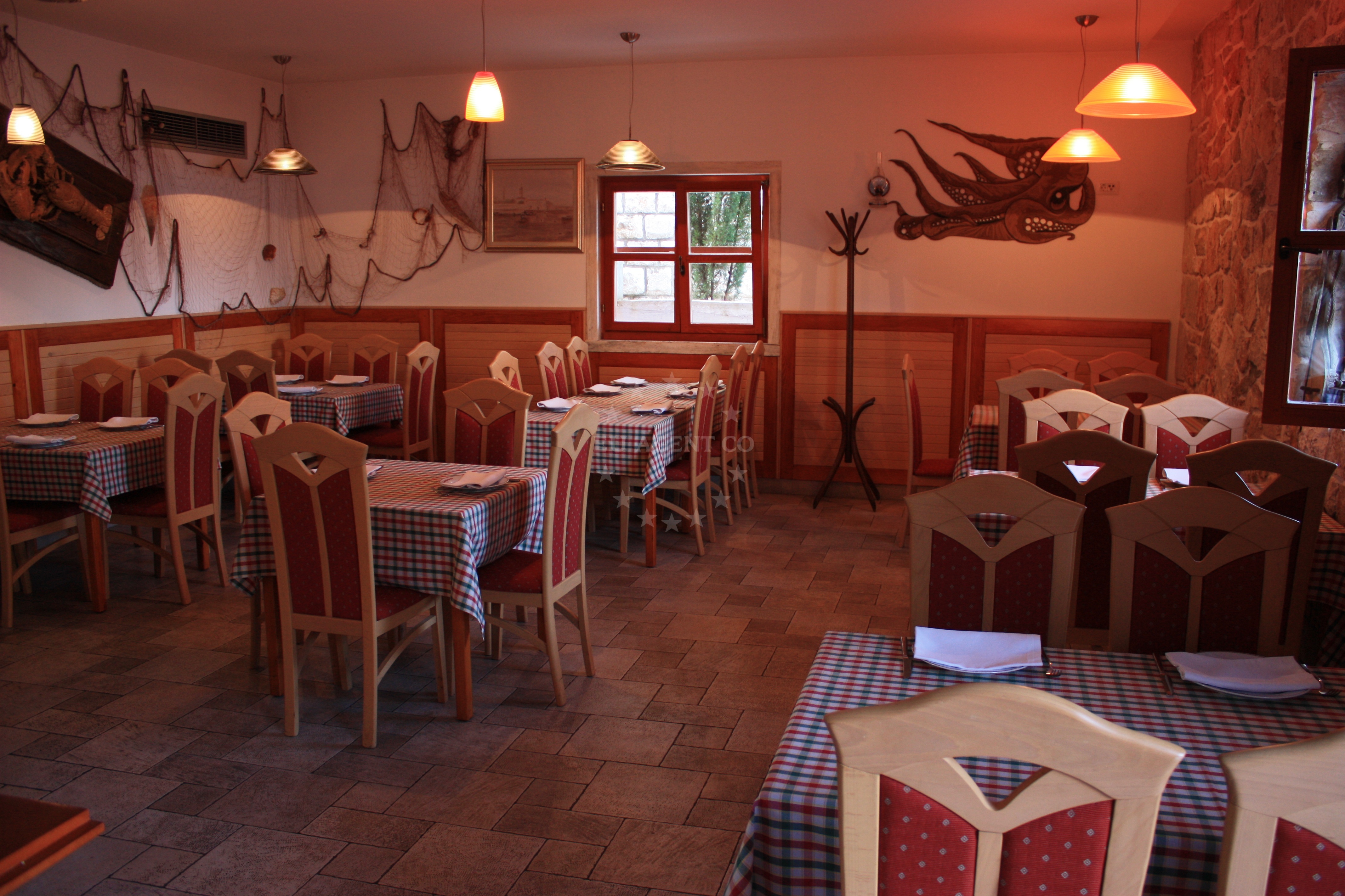 Traditional Dalmatian dishes on display at Taverna Joso