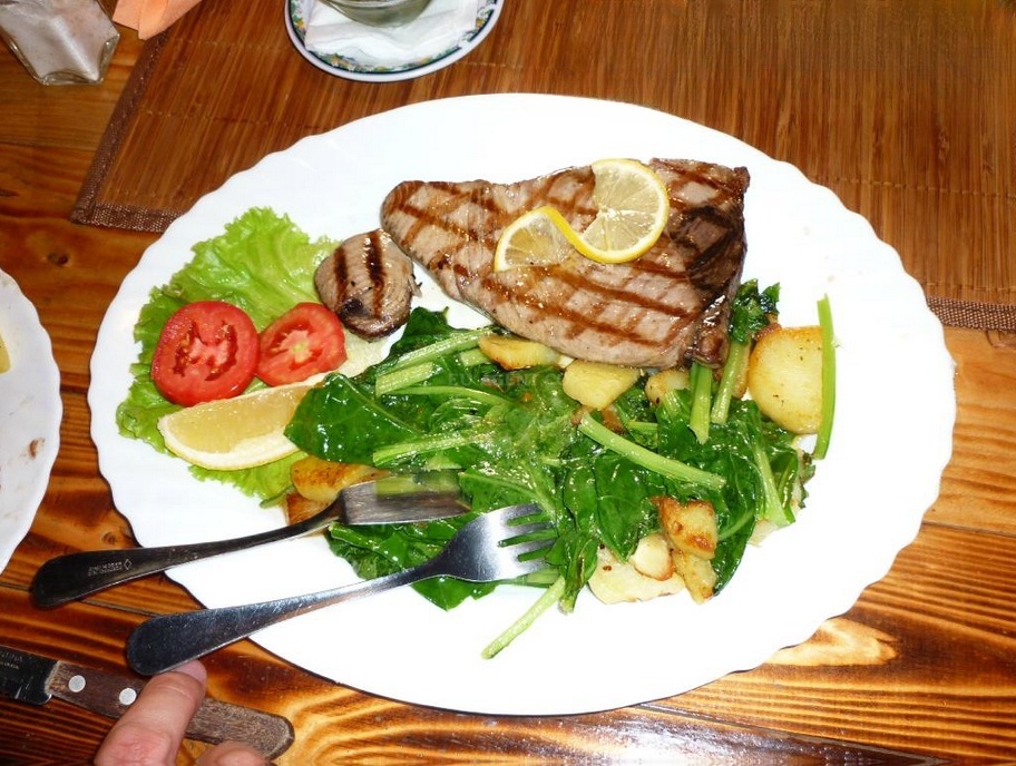 Traditional Dalmatian cuisine served at Konoba Rustika