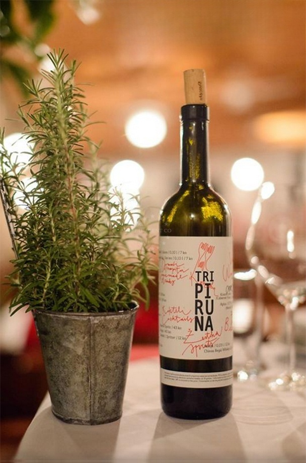 Tri Piruna Restaurant in Vodice, North Dalmatia, Croatia with a view of the Adriatic Sea