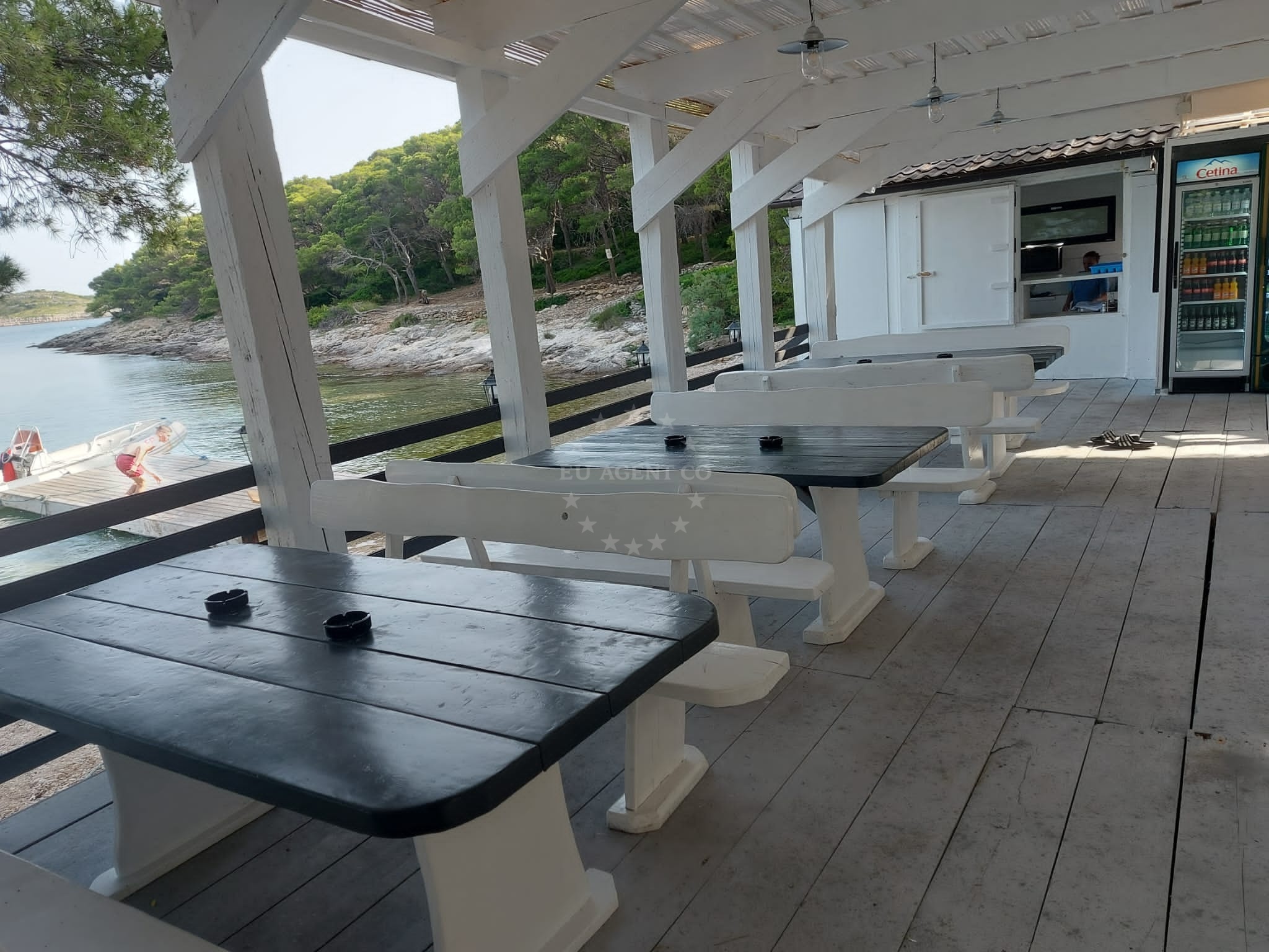 Swimming area near u.o Lagani Restaurant with Adriatic Sea views