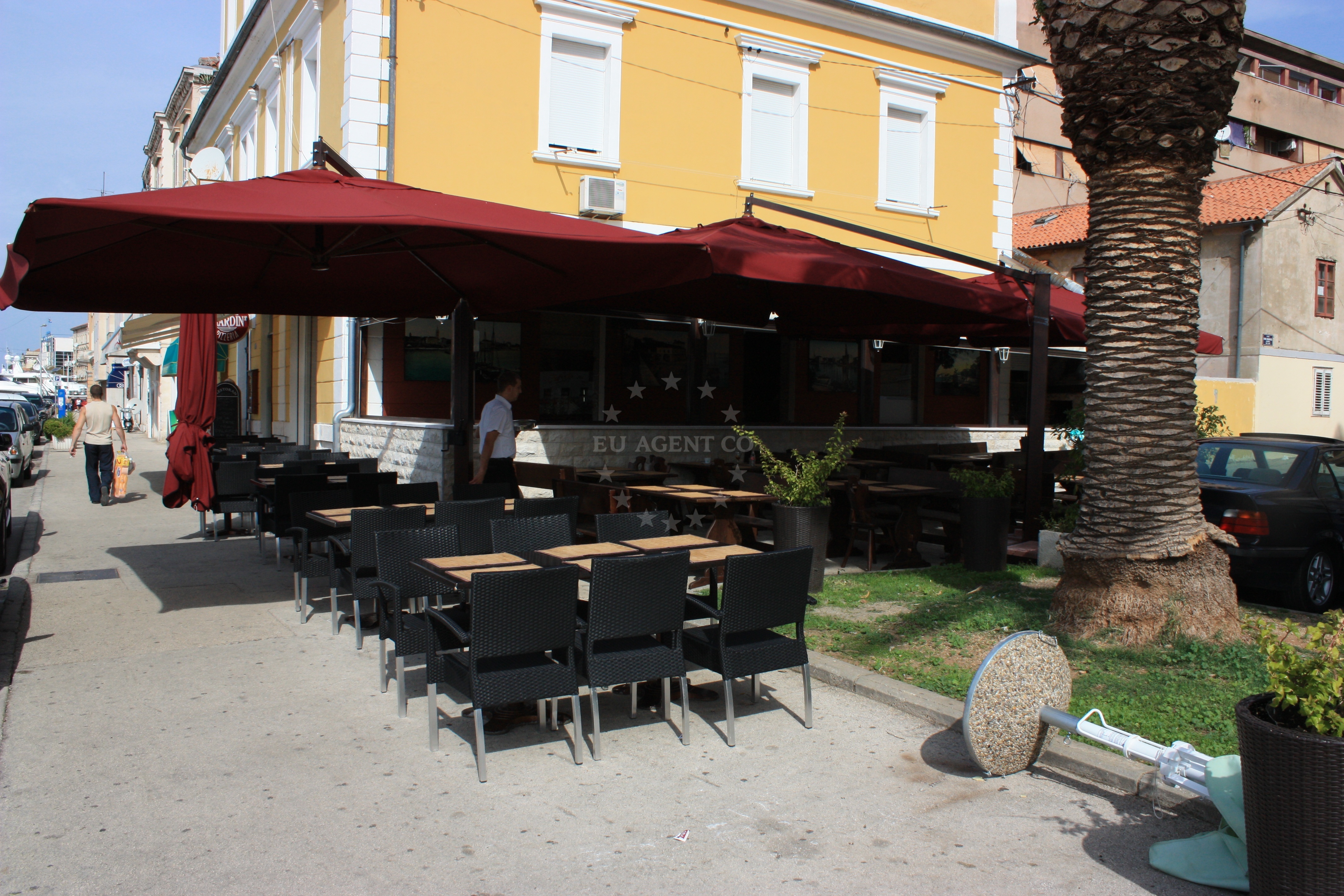 View of Zadar's harbor from Giardin Restaurant