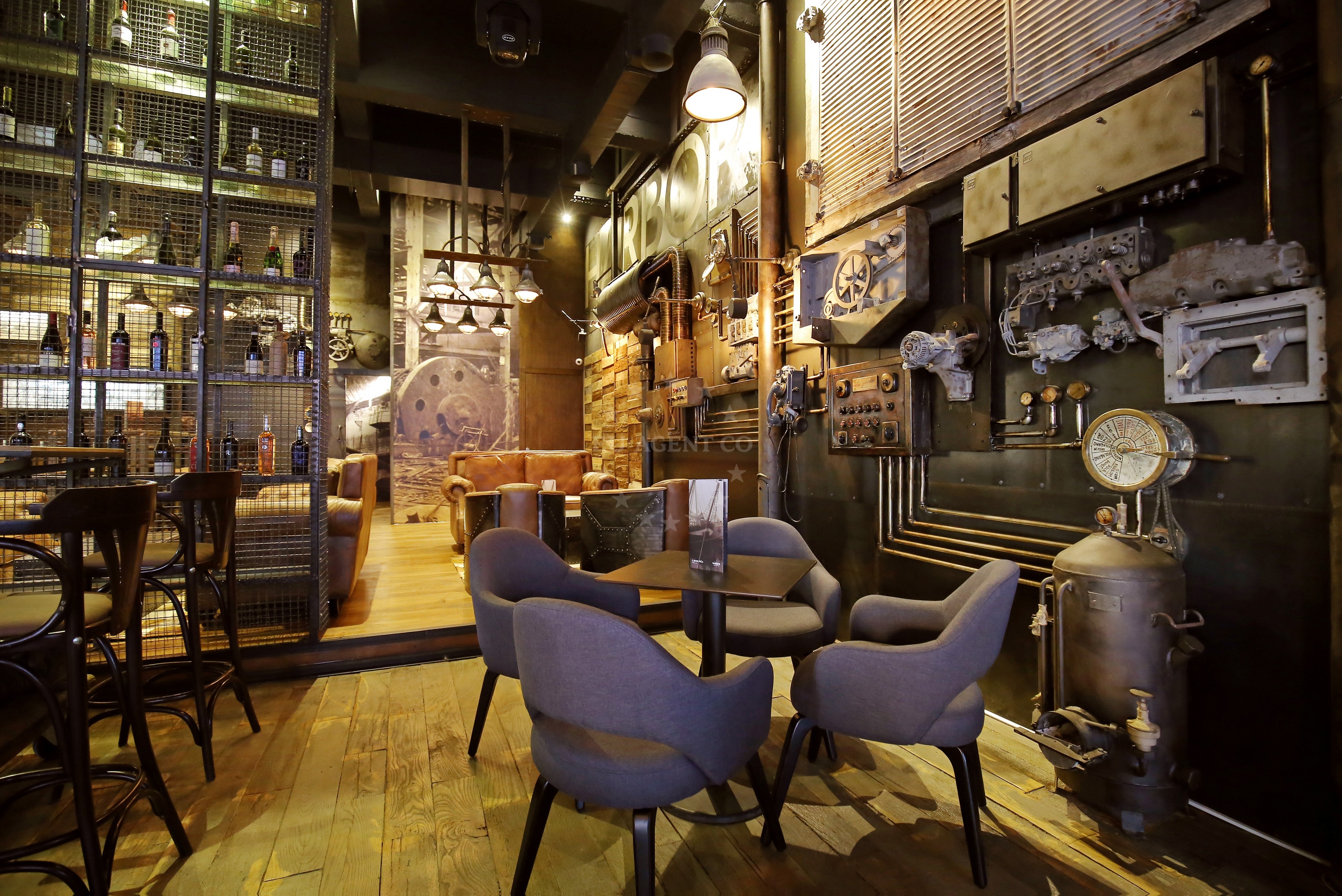 Historic harbor building with contemporary interior design at Harbor Restaurant Zadar