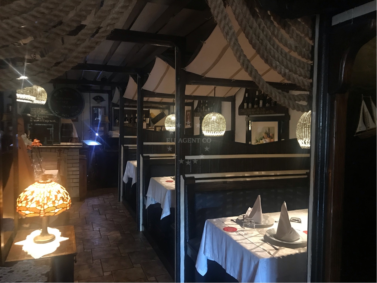 Traditional Dalmatian dishes on display at Porat Restaurant